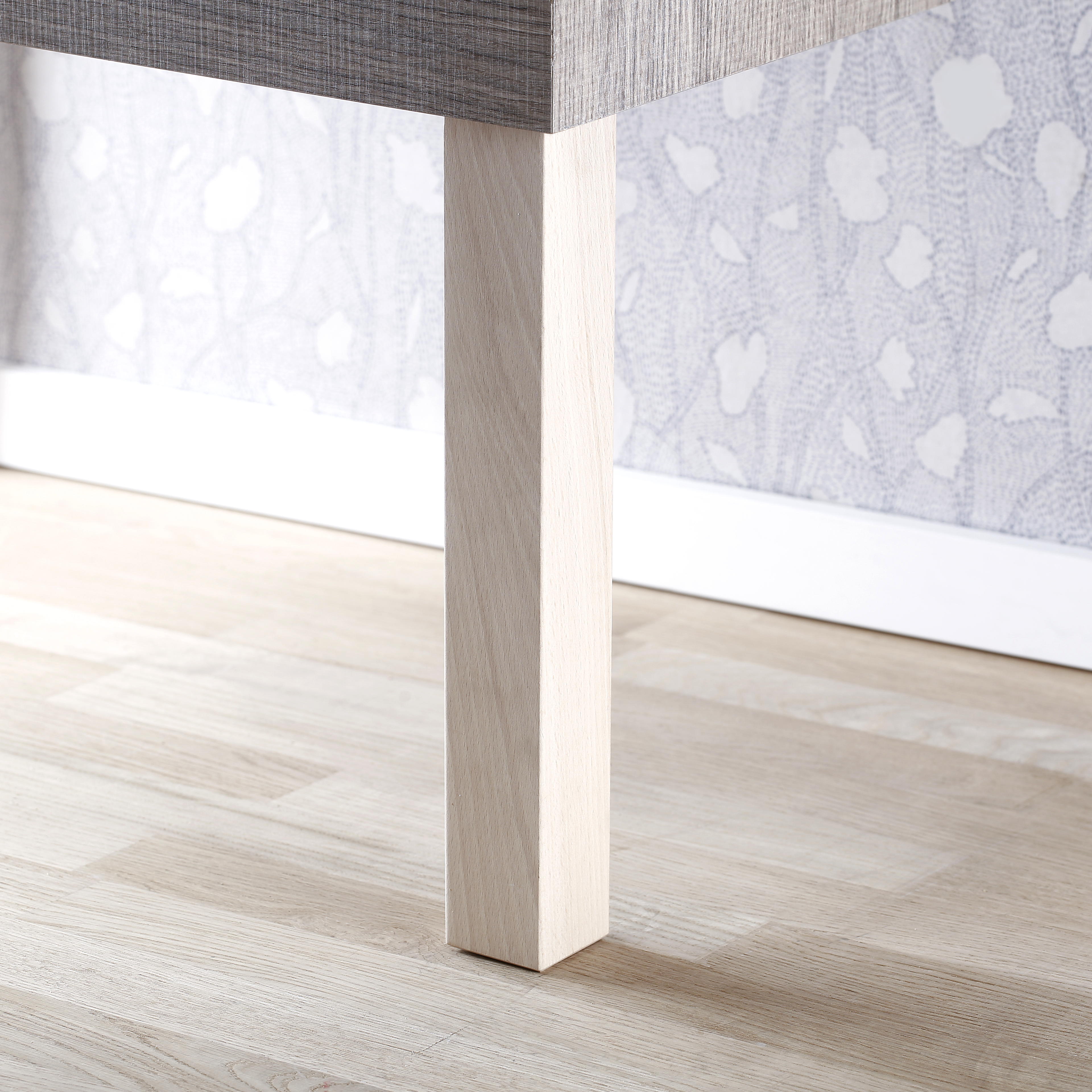 Pata para mesa de centro o banco de madera color haya altura 36 cm - 3