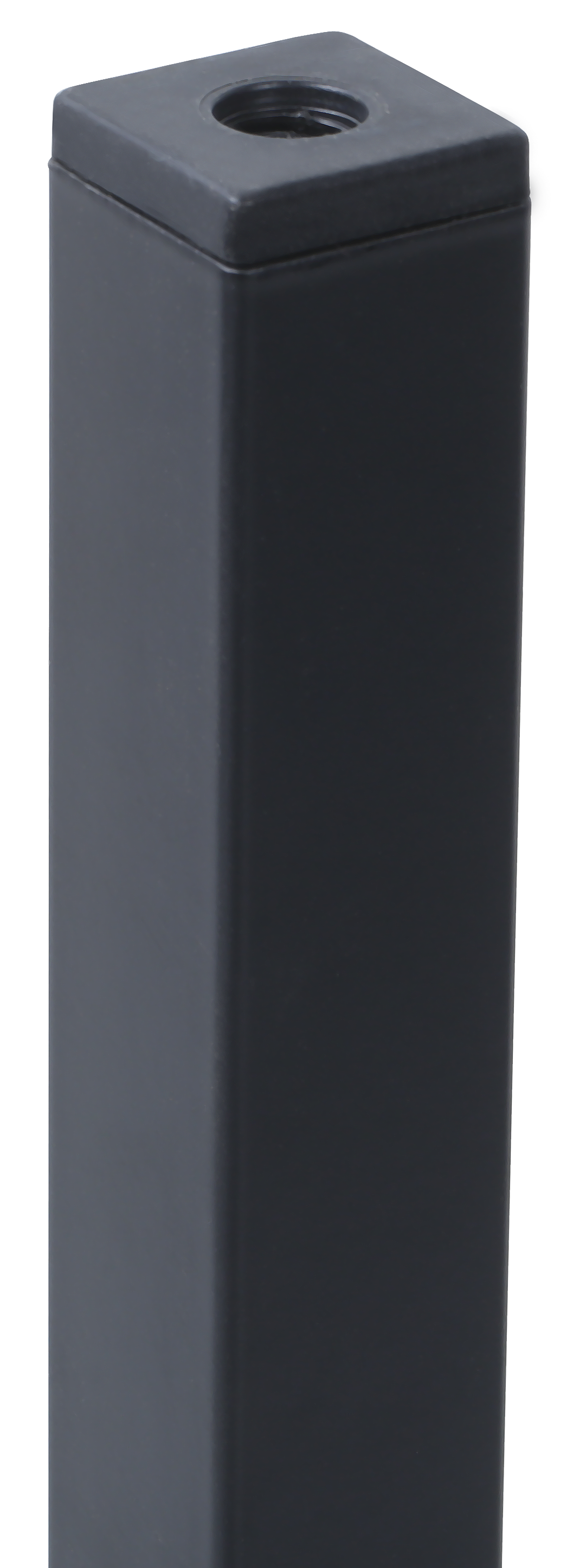 Pata para mesa o encimera de acero color negro altura 70 cm - 5