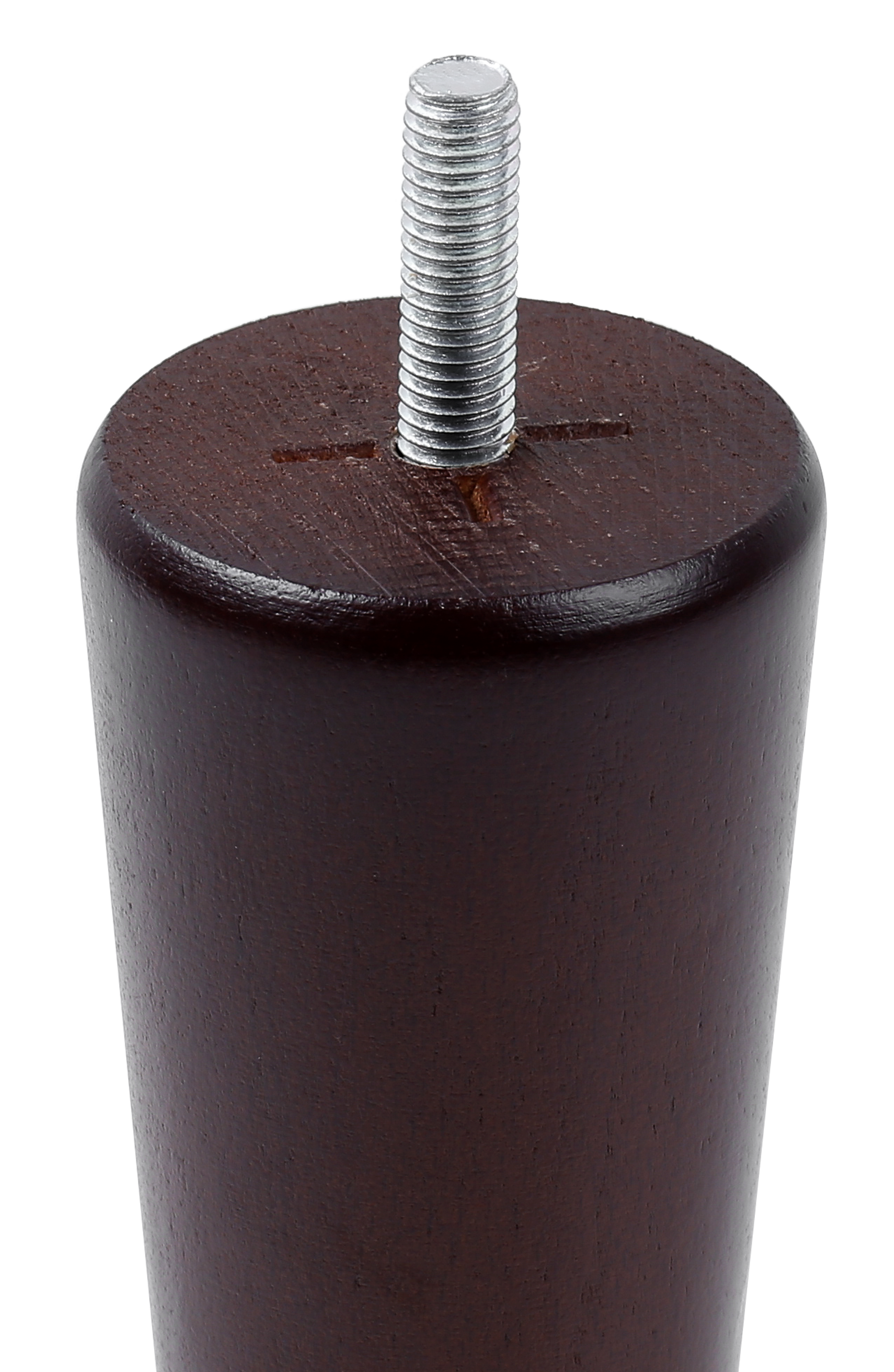 Pé Cónico Madeira Altura 150mm Diâmetro 50mm Faia Wengue - 3