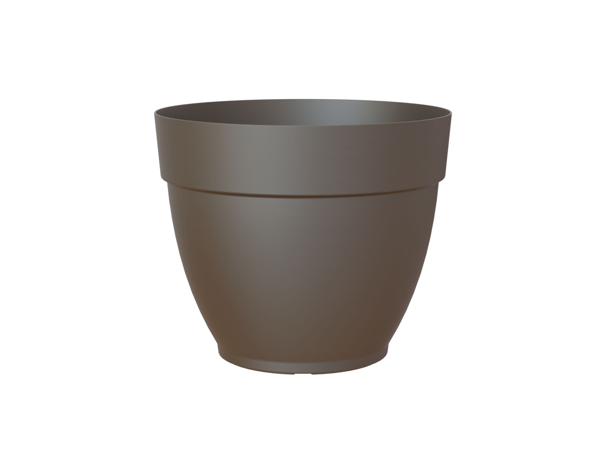 Maceta de polipropileno capri bronce de ø 50 cm
