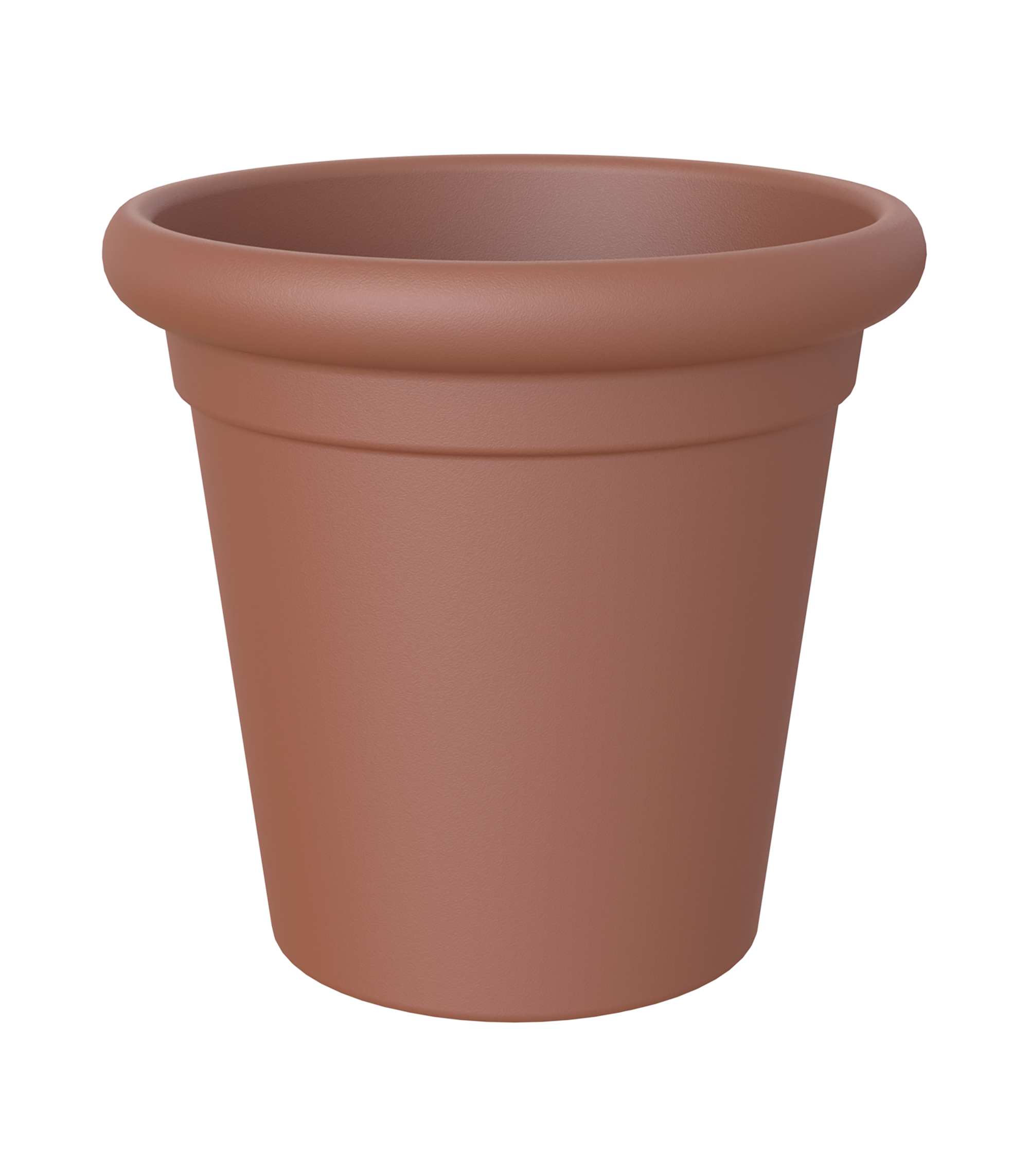 Maceta de polipropileno toscana marrón de ø 40 cm