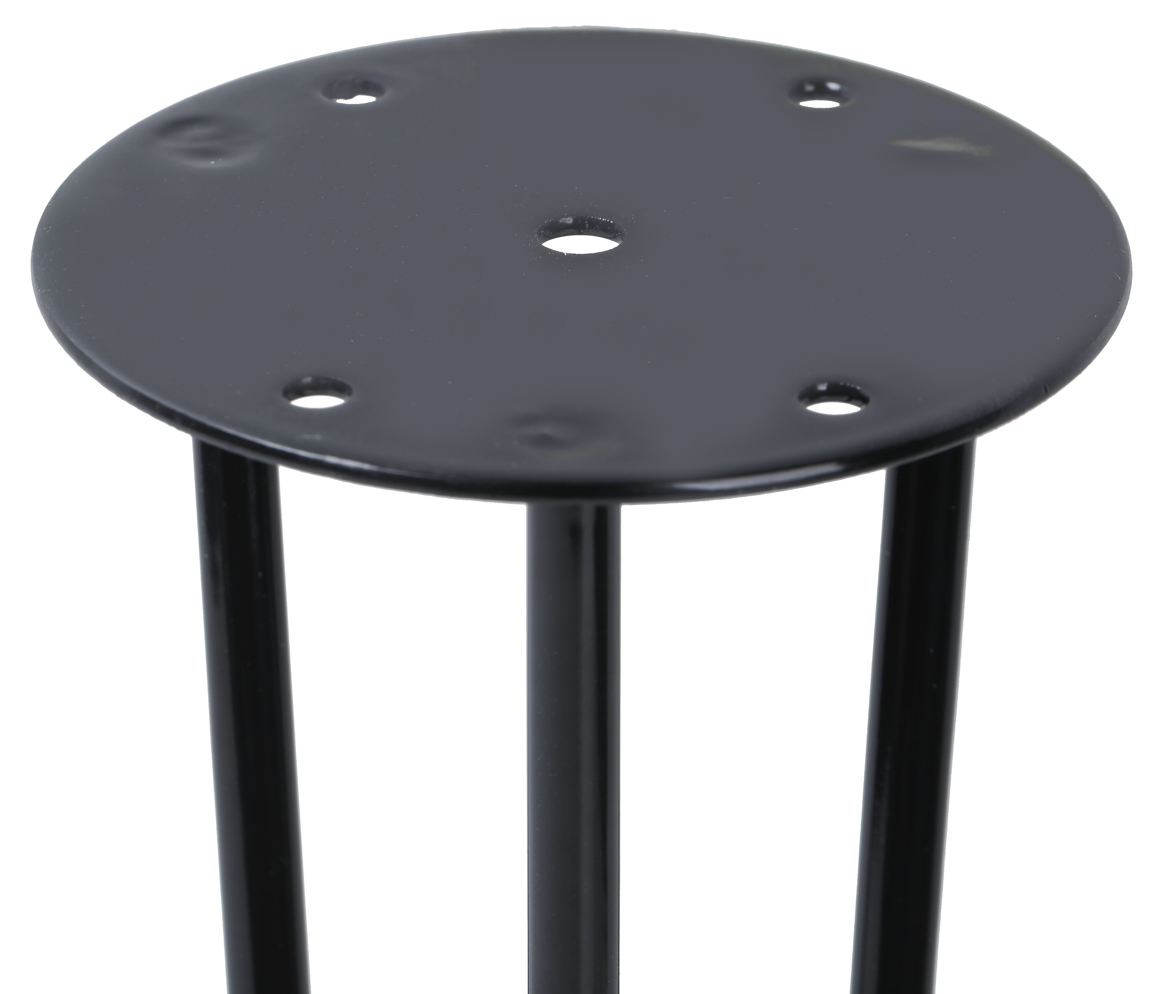 Pés de móvel METAL H400 D80 951 PRETO - 5