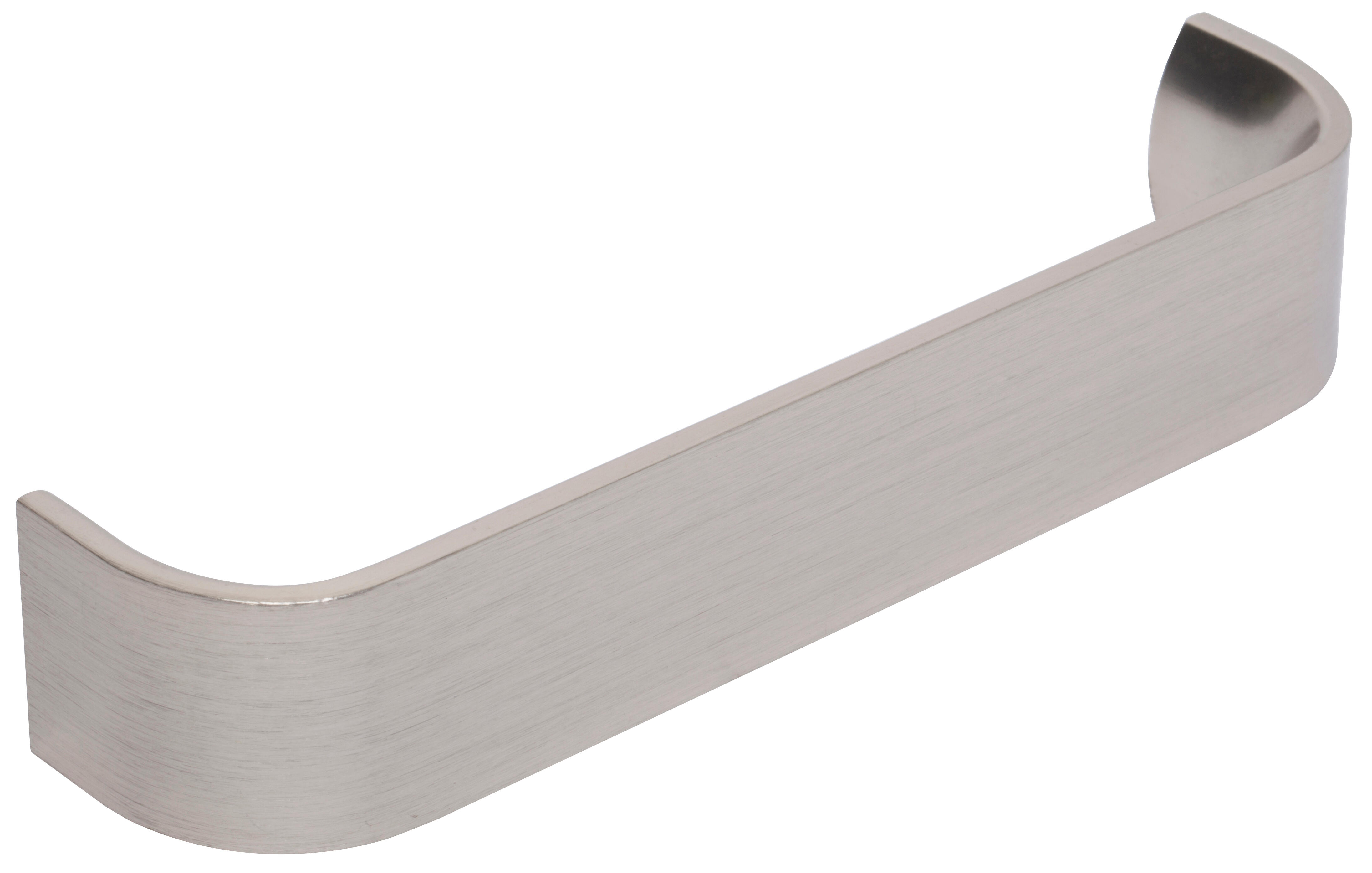 Tirador mueble nesu gris / plata distancia entre eje 128 mm