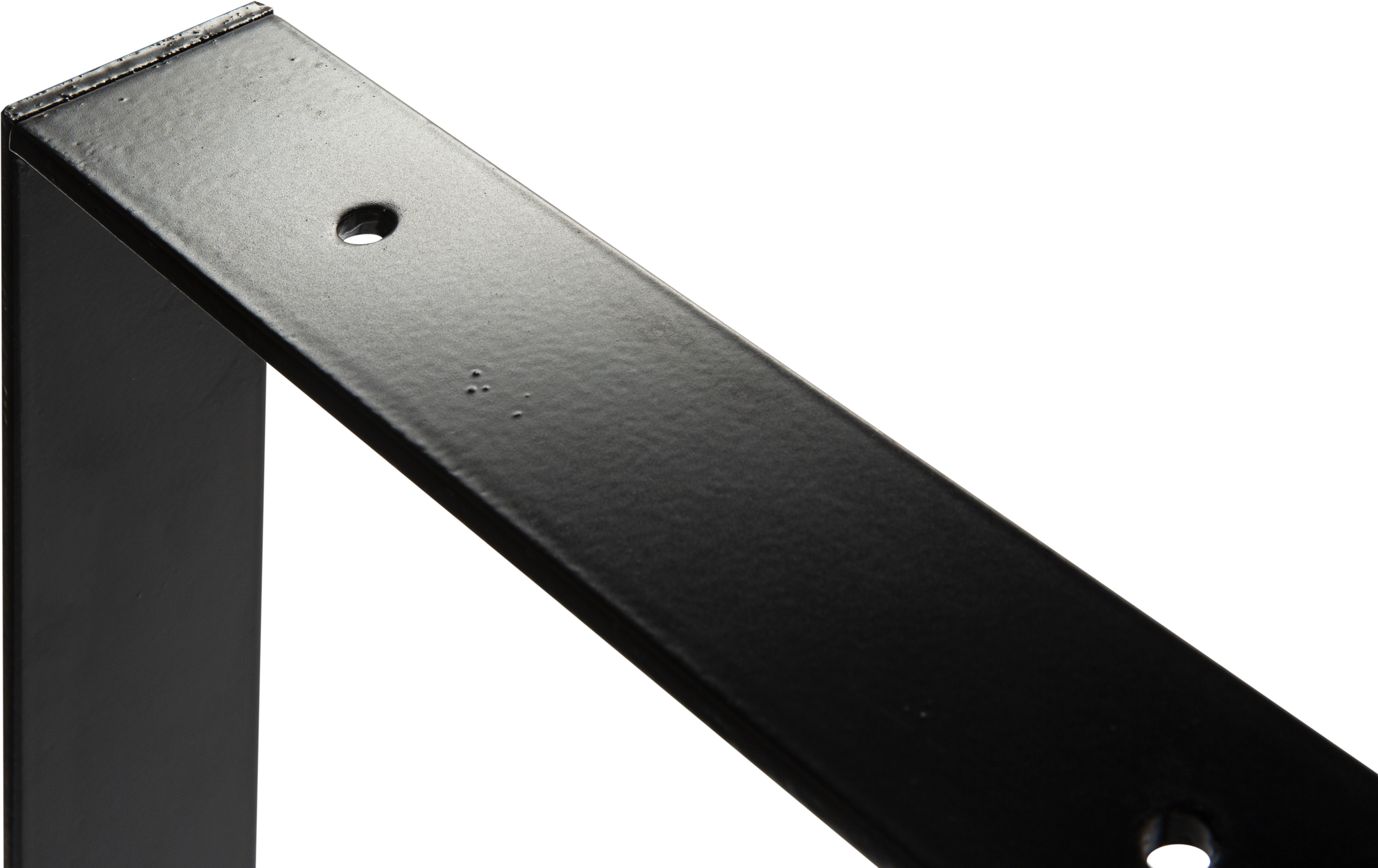 Pé de móvel QUADRADO AÇO 350X250X40X5 PRETO MATE - 5