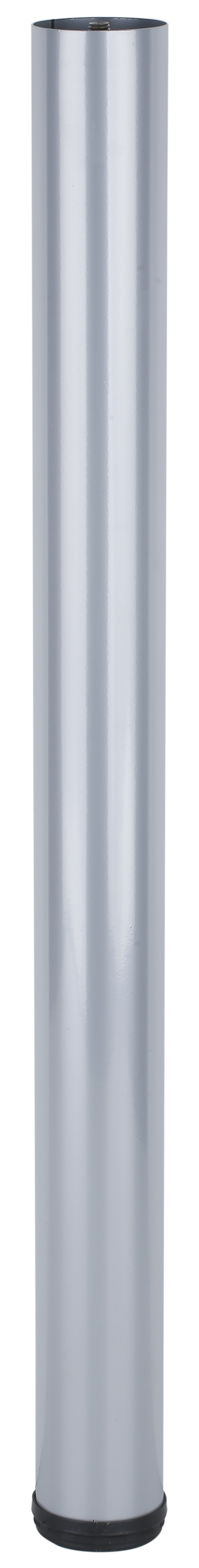 4 Pata para mesa o escritorio de acero con altura regulable color gris altura 70 - 73 cm - 3