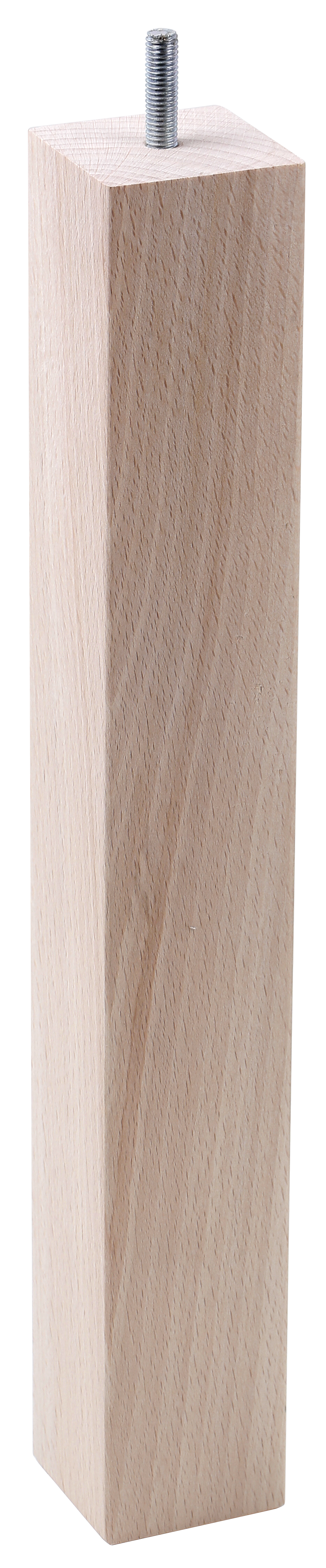 Pata para mesa de centro o banco de madera color haya altura 36 cm