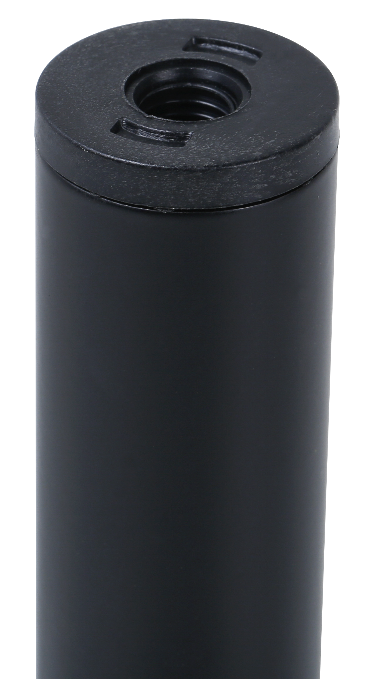 Lote 4 PÉS AÇO REDONDO ALTO 150 D30 PRETO - 6