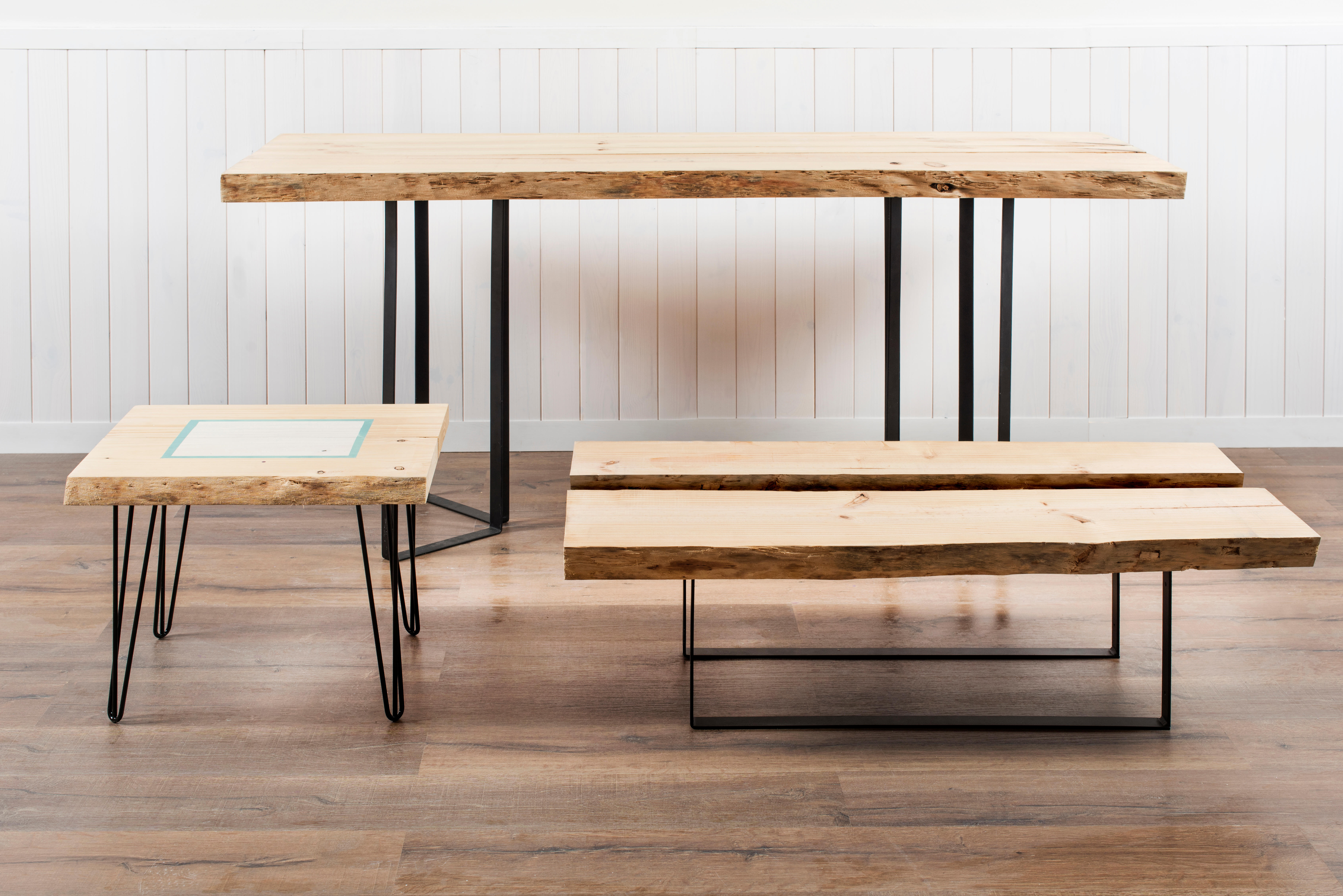 Pés de móvel METAL H400 D80 951 PRETO - 7