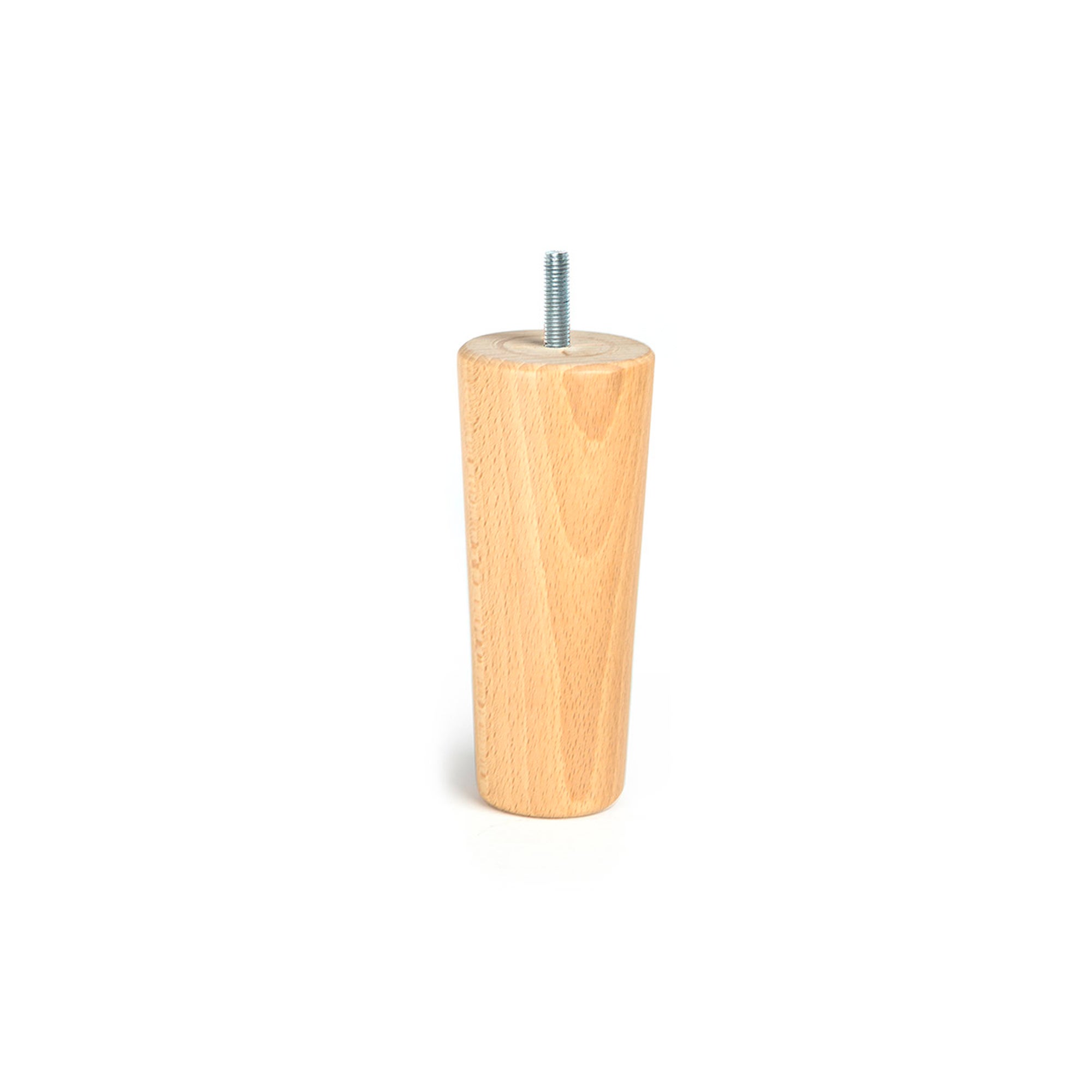 Pata fija de madera para mueble 14 cm