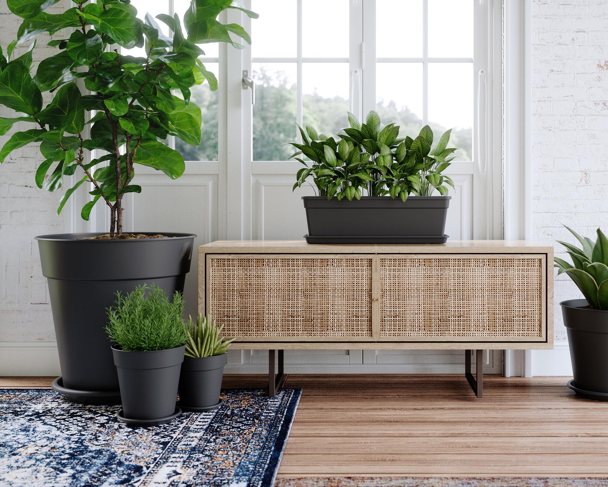 Vaso MADAGASCAR D27CM ANTRACITE - 7