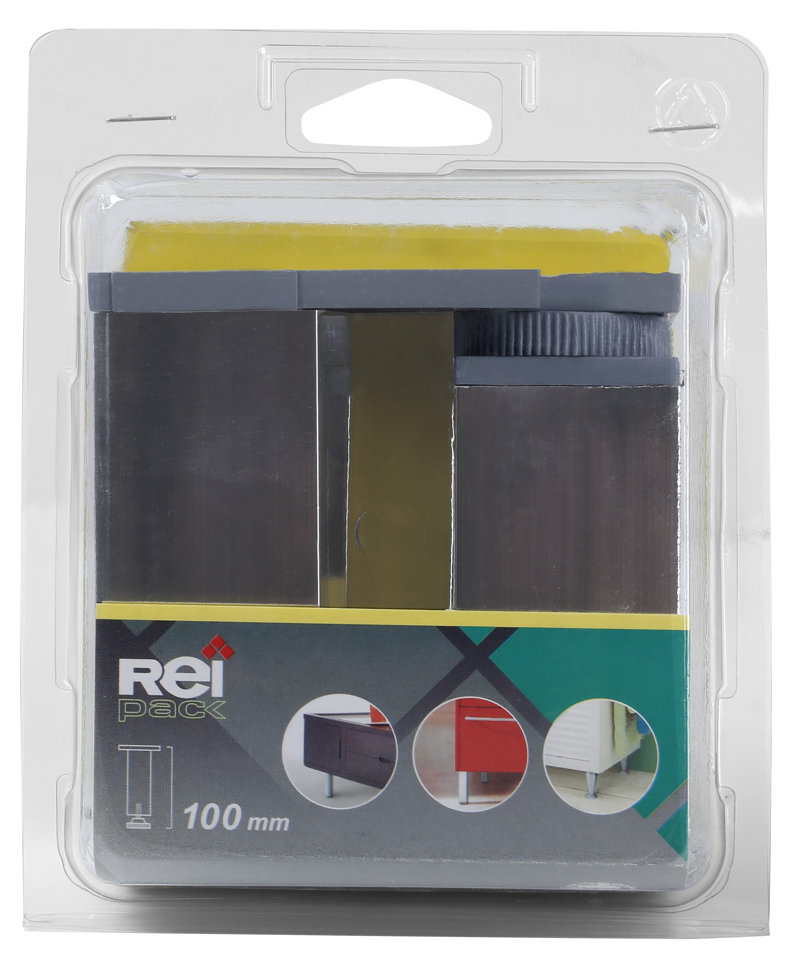 4 pés quadrados 40X40MM CROMADO - 6