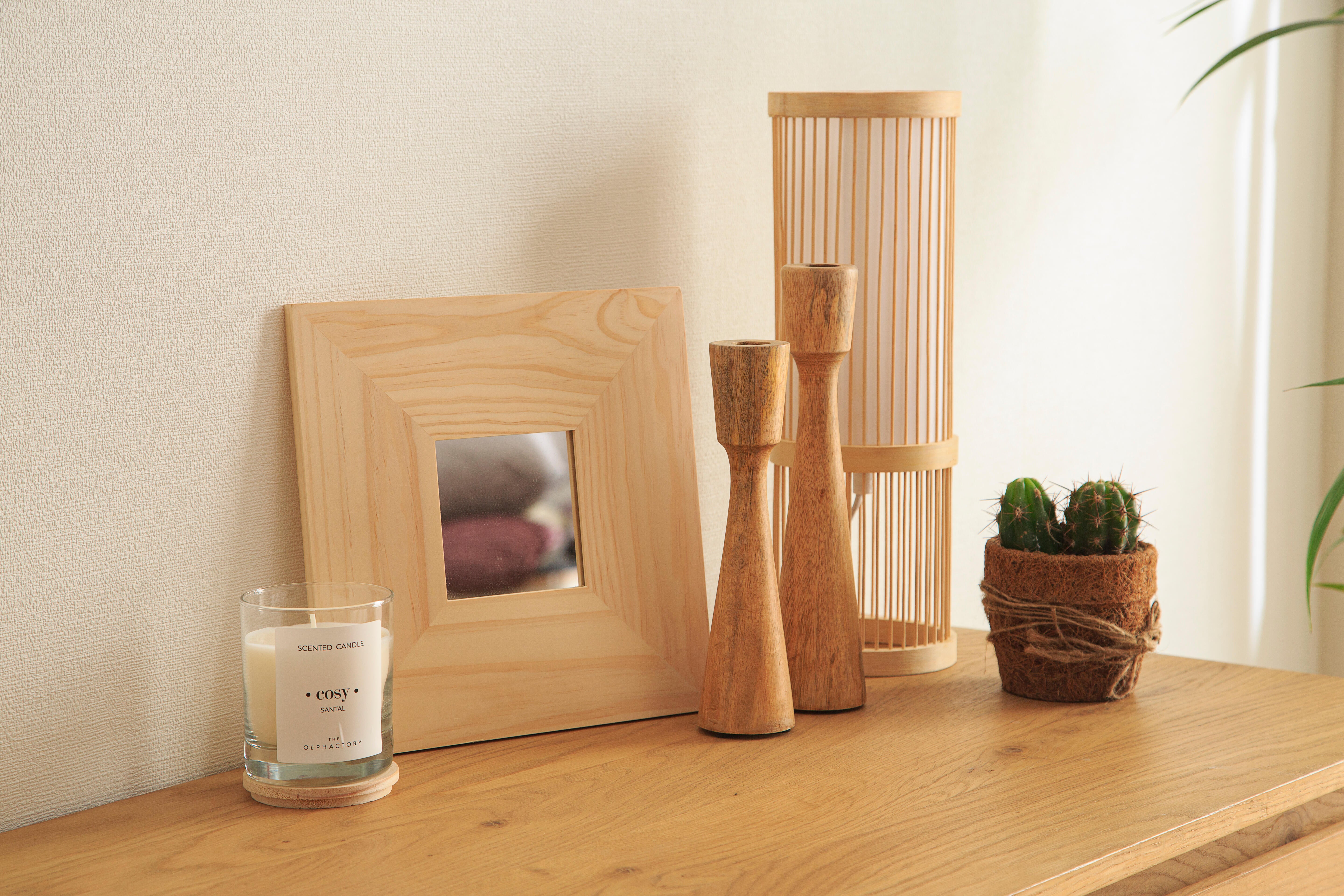 Espelho MADEIRA BRUTA - 20