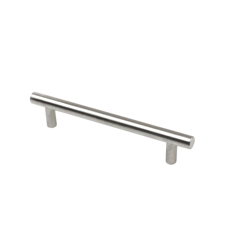 Tirador mueble rei gris / plata distancia entre eje 128 mm