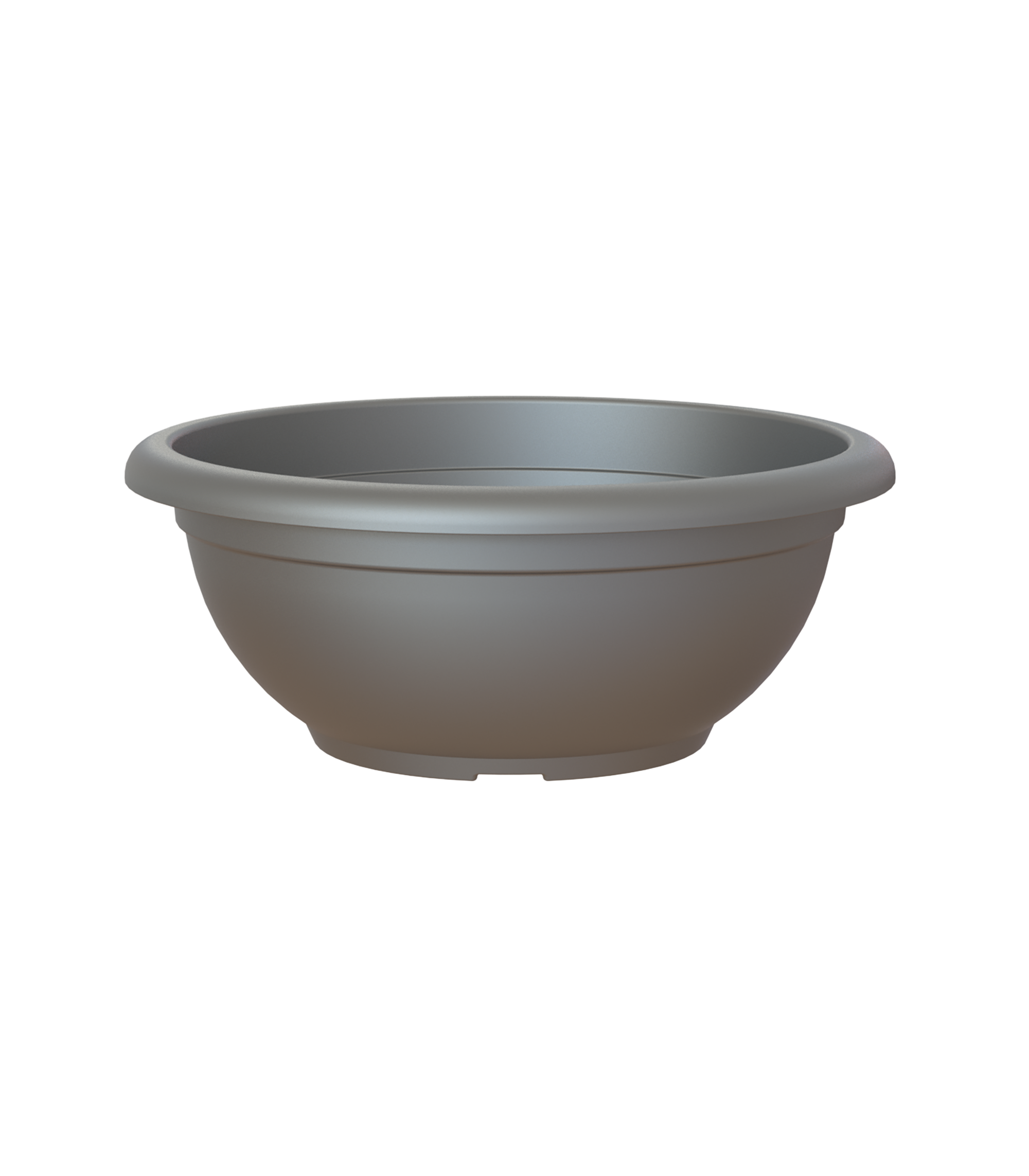 Maceta redonda de polipropileno ARTEVASI Venezia bol ø 30 cm y 12.5 cm altura gris - 3