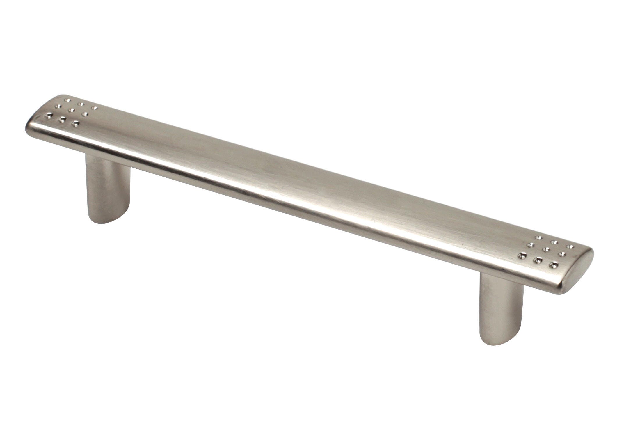 Tirador De Concha Nick Aspecto Acero Inoxidable - Distancia Entre Agujeros 96 Mm, Longitud 125 Mm, Zinc