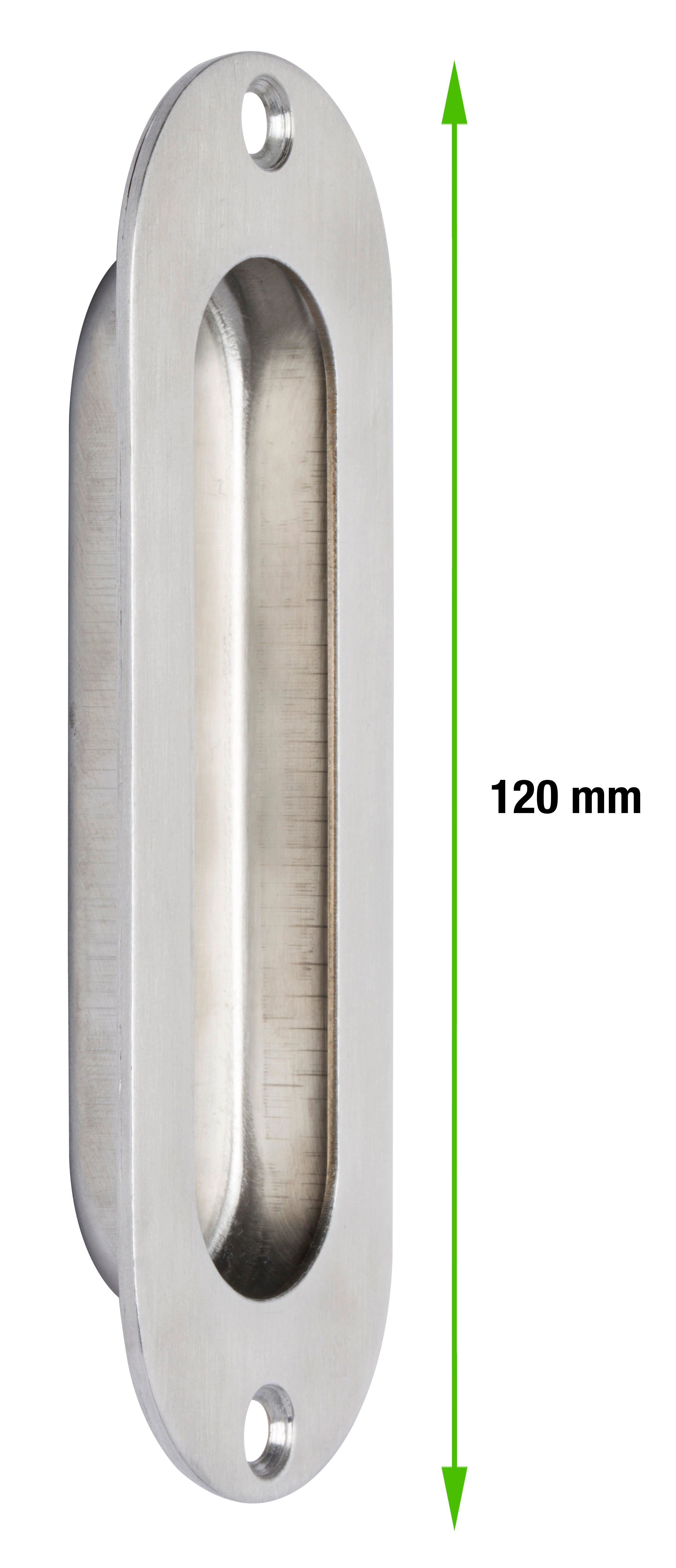 Tirador mueble REI  gris / plata distancia entre eje 108 mm - 2