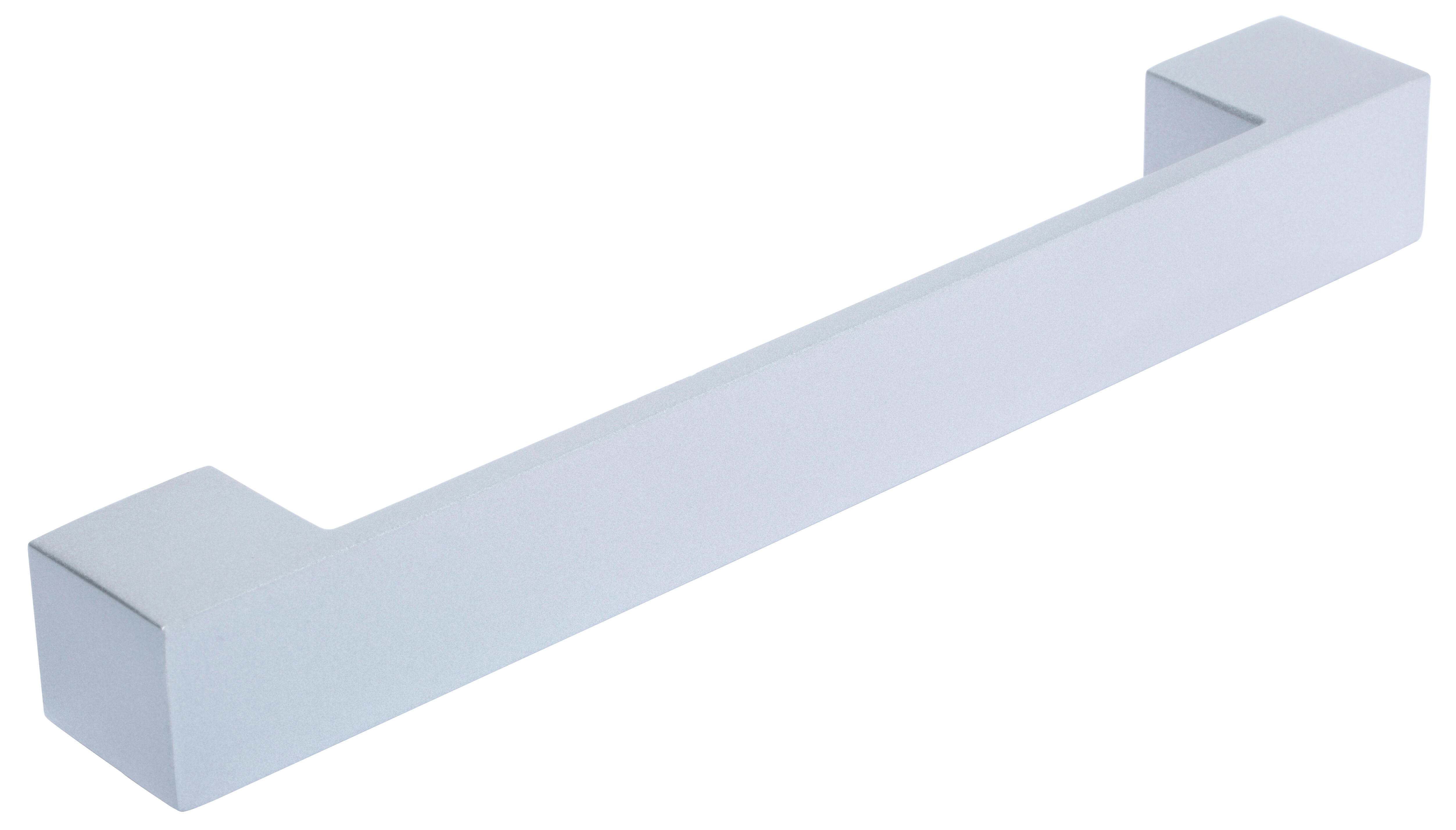 Tirador mueble rei gris / plata distancia entre eje 96 mm