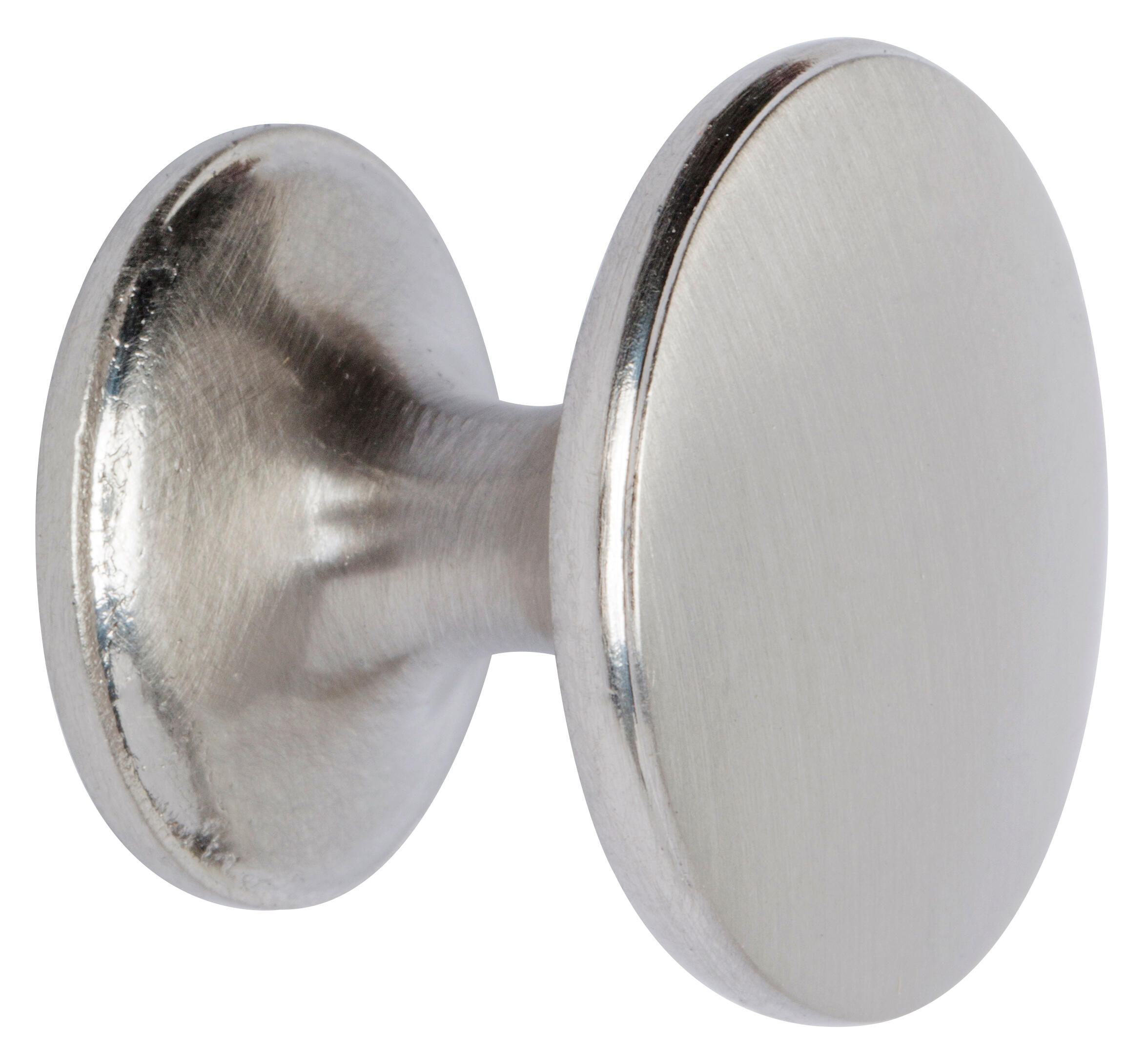 1 pomo de mueble rei 7-756.22 gris / plata, d. 25