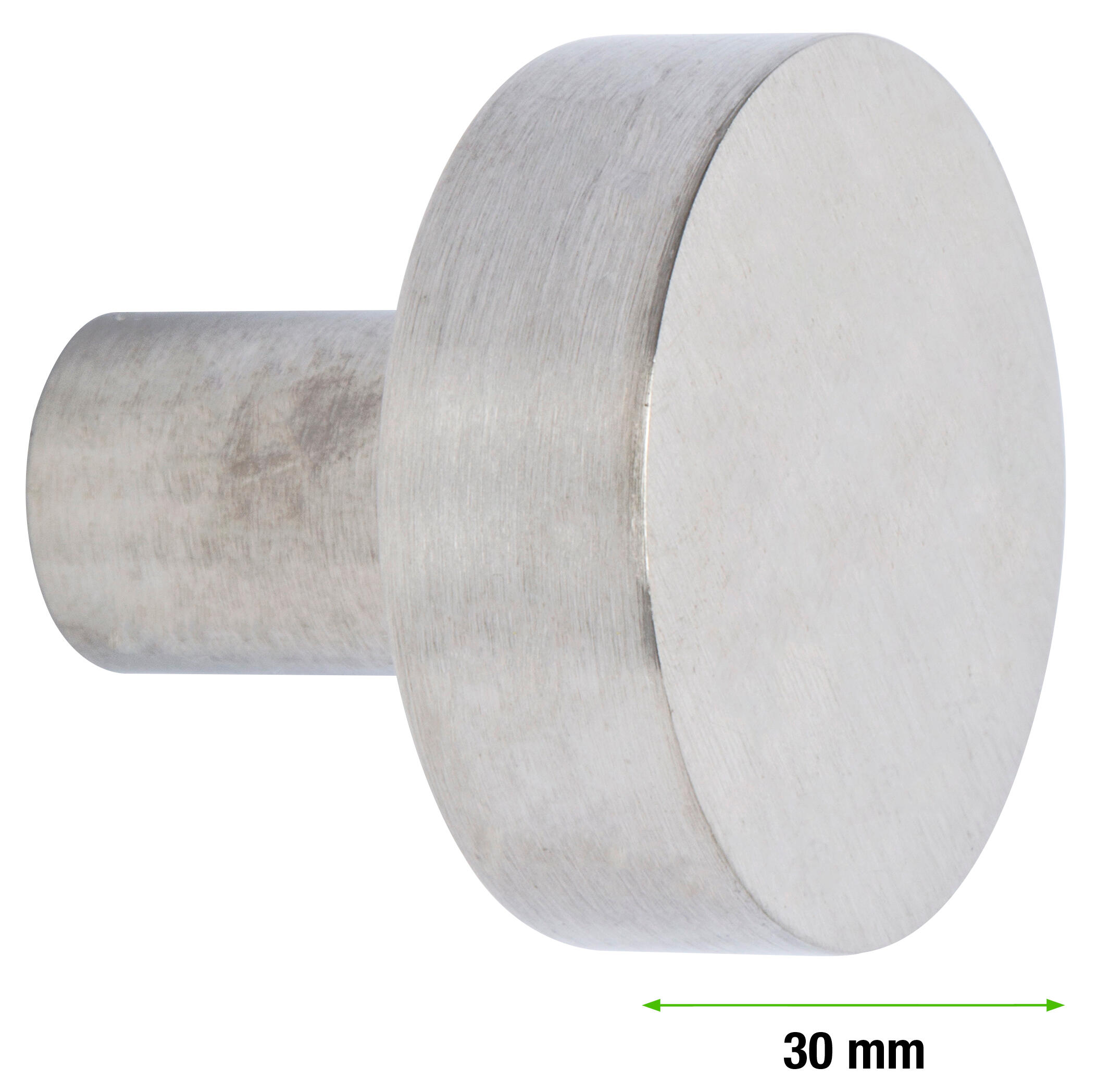 Puxador para móvel FICHA AÇO INOX 30MM - 2