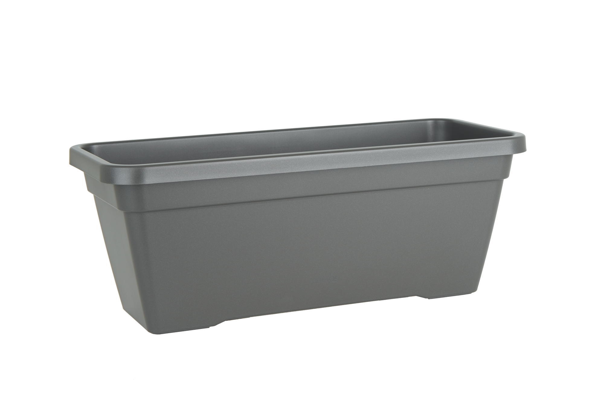 Jardinera de polipropileno venezia gris 77.9x22 cm
