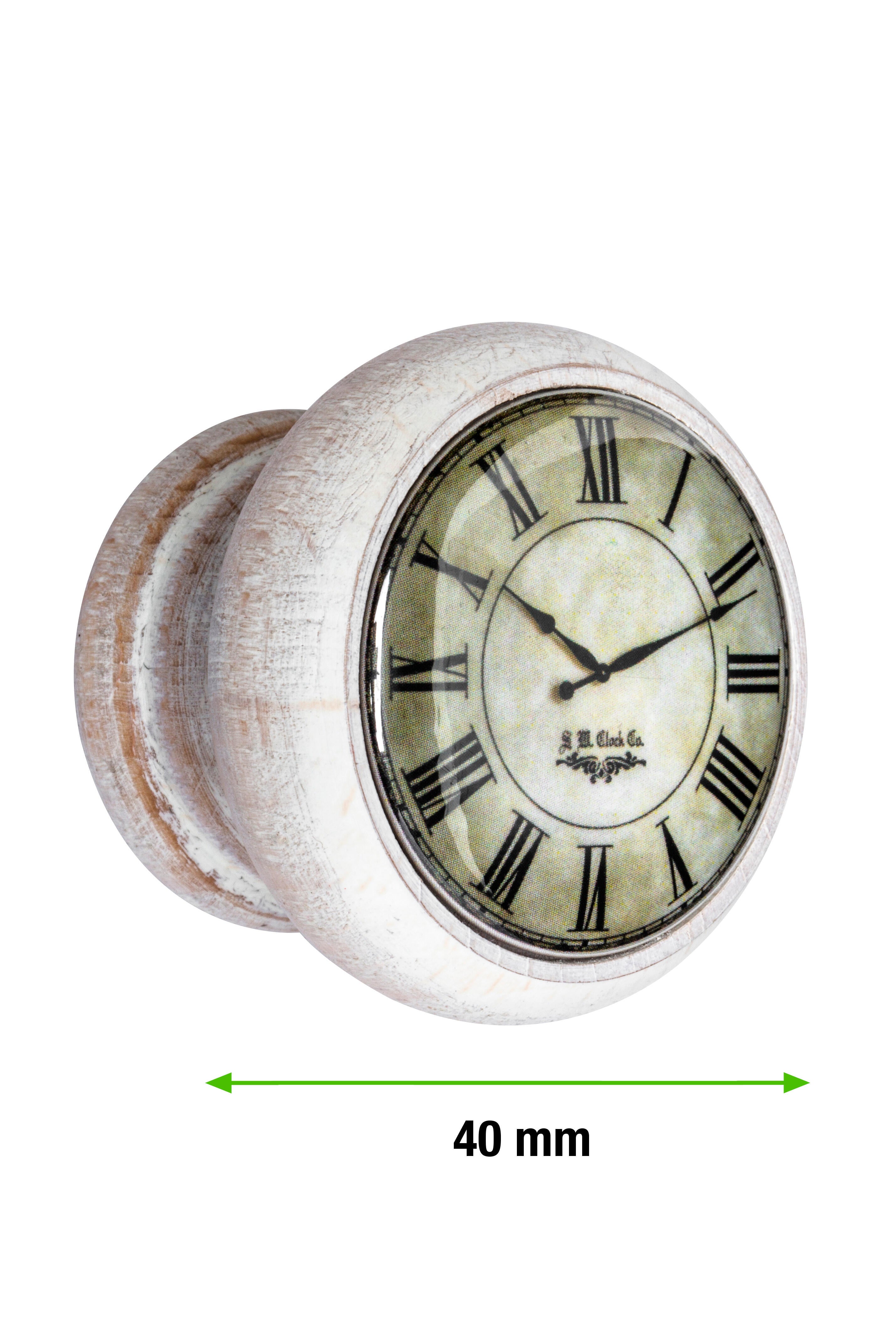 1 Pomo de mueble NESU 450Bl02 blanco, d. 25 - 4