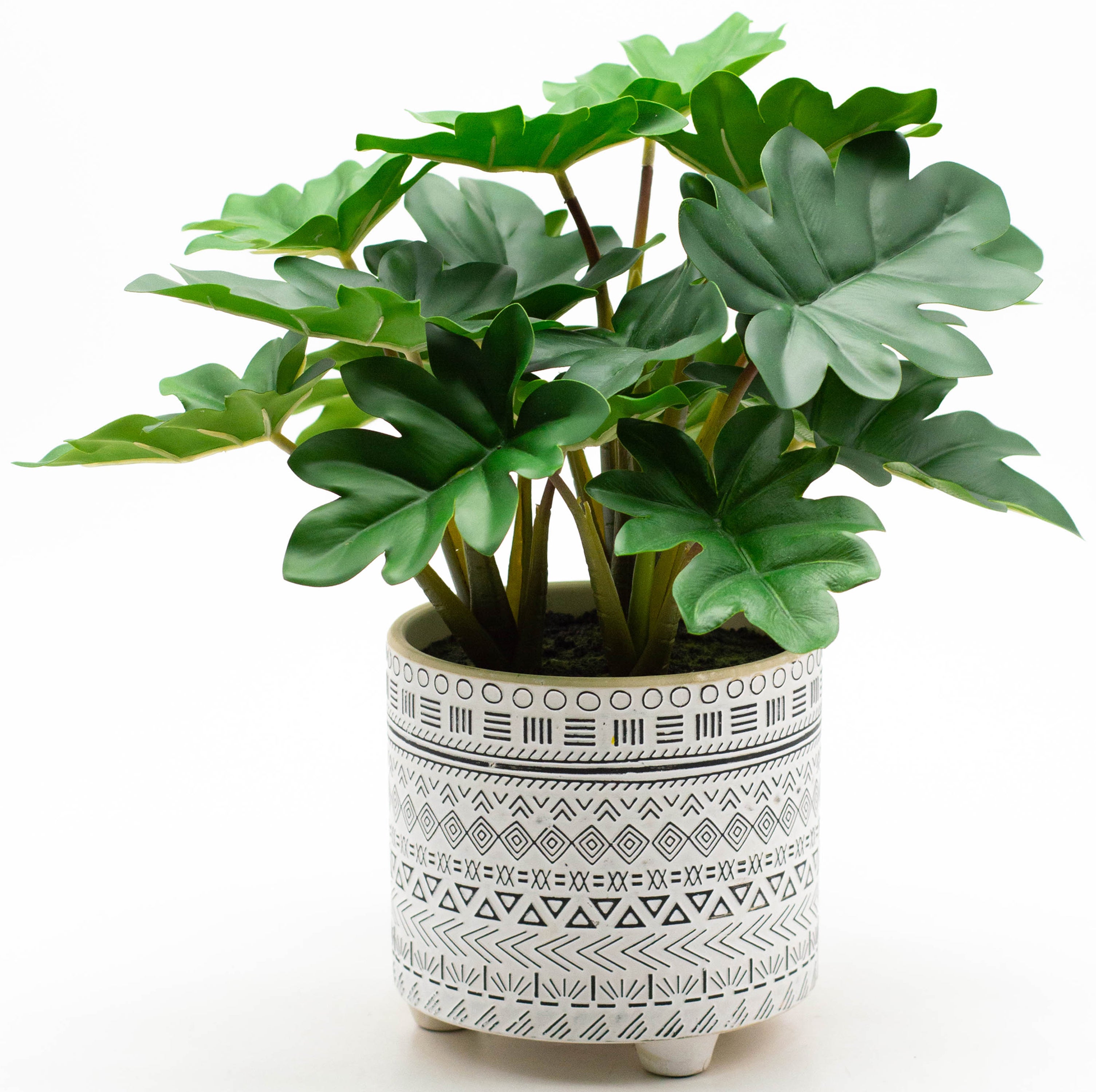 Planta artificial philodendron 32 cm en maceta de 12 cm