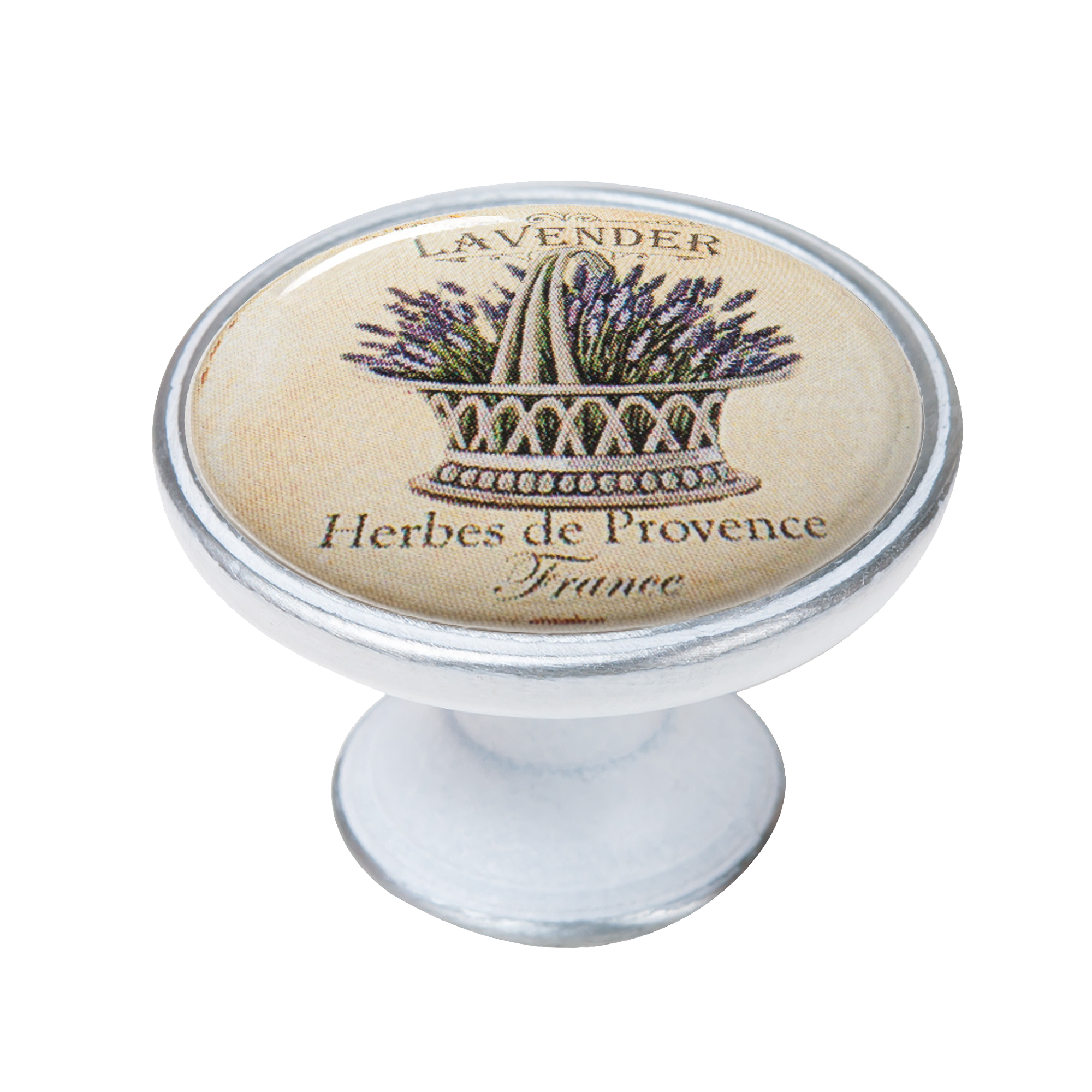 1 pomo de mueble nesu blanco, multicolor, d. 25