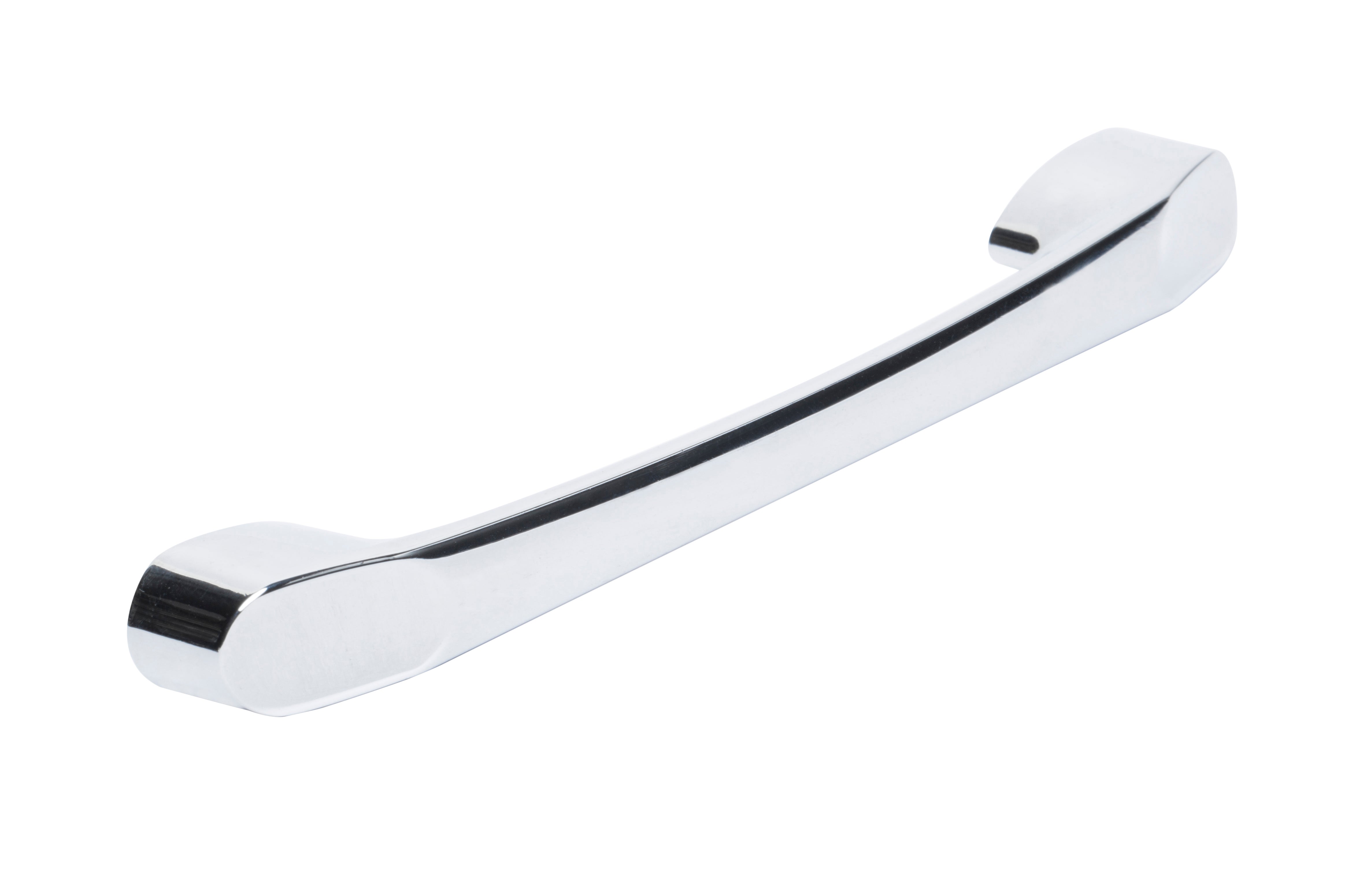 Tirador mueble rei gris / plata distancia entre eje 96 mm