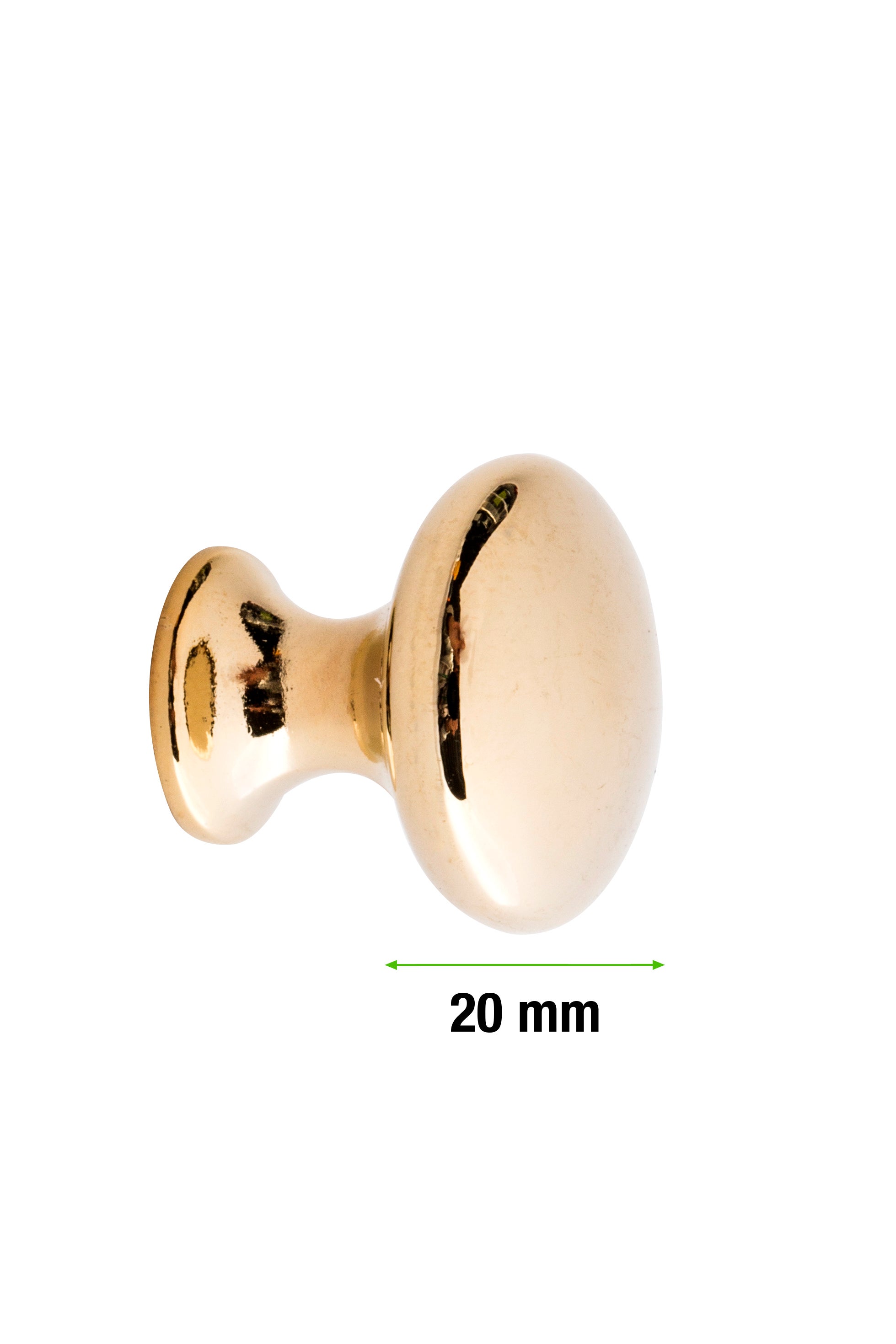Puxador zamak 20mm ouro r-760 - 2