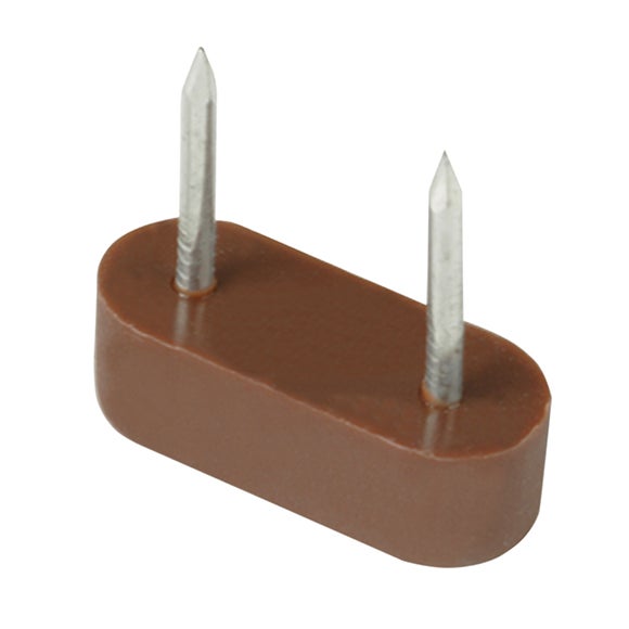 16 soportes de balda planos de plástico