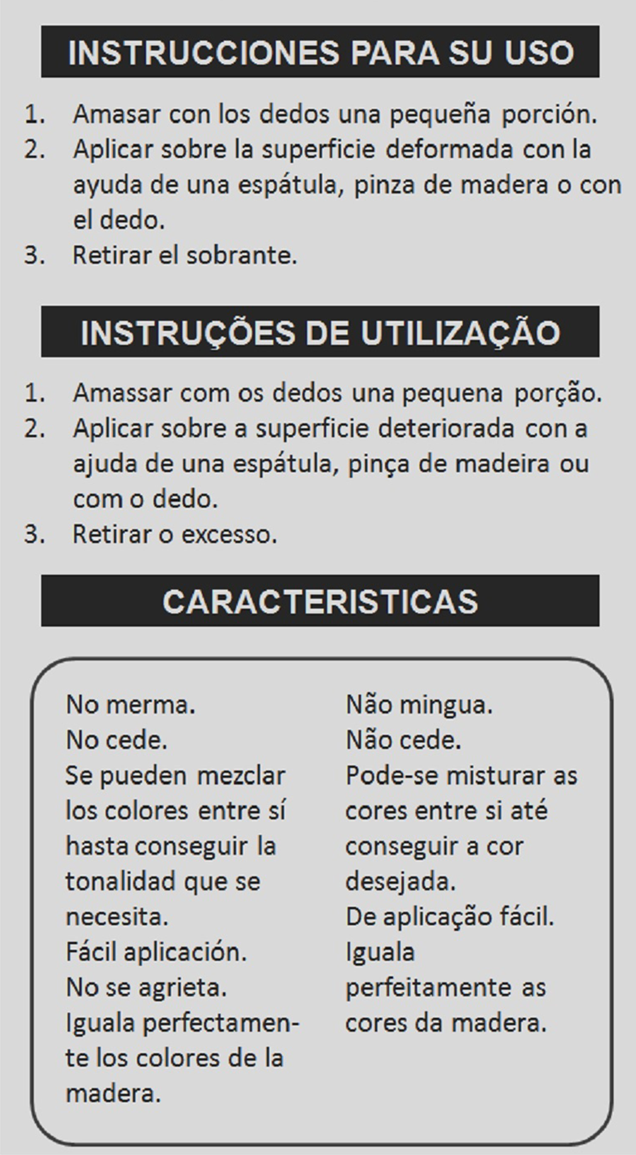 Cera para emplastecer PROMADE roble 30 gr - 2