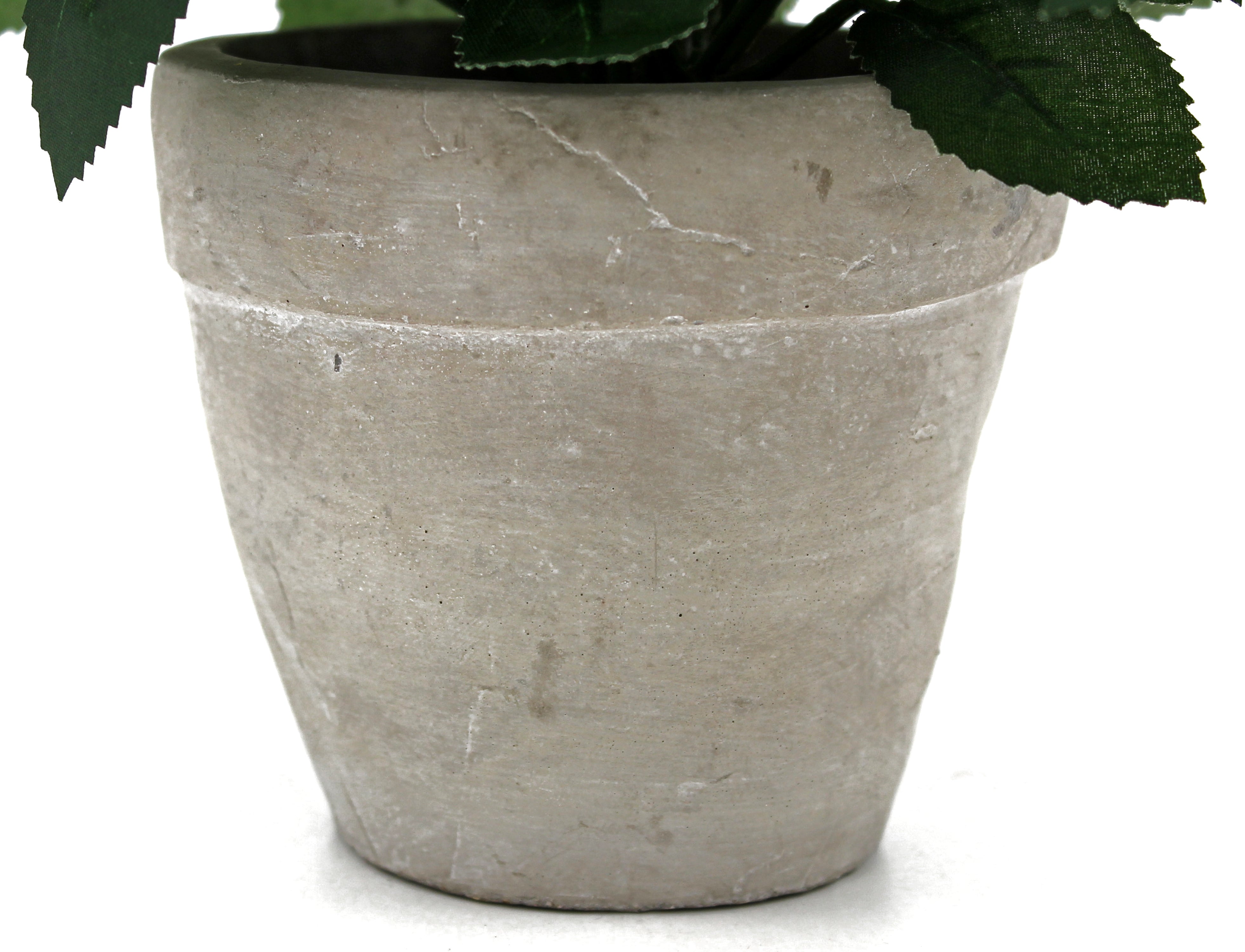 Planta artificial com vaso CERAMICO MINI ROSAL 29 CM - 3
