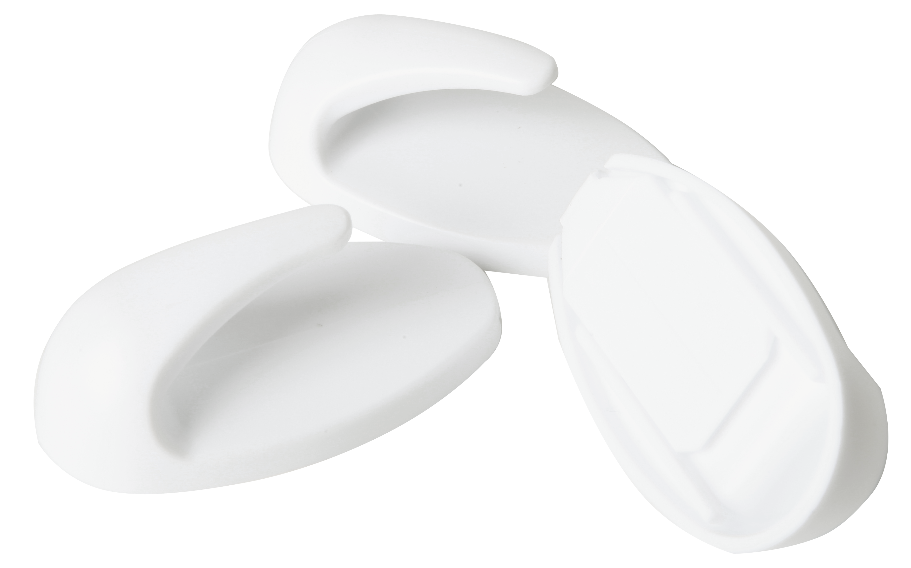 3 Ganchos adesivos ovais branco 120x140 mm 1 kg Tesa Powerstrips - 2