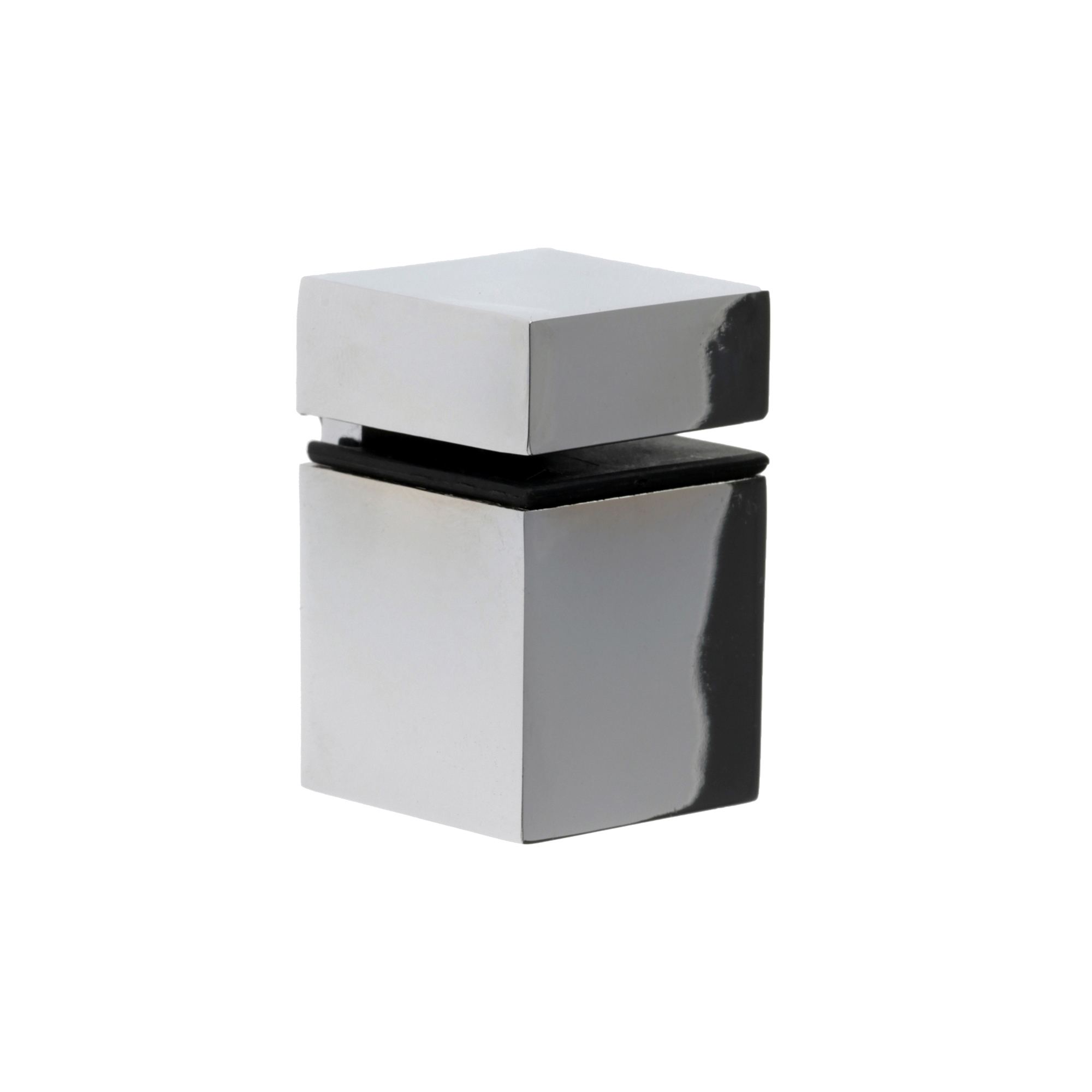 1 porta estante cromo brillo de 30x46mm fabricado en zamak