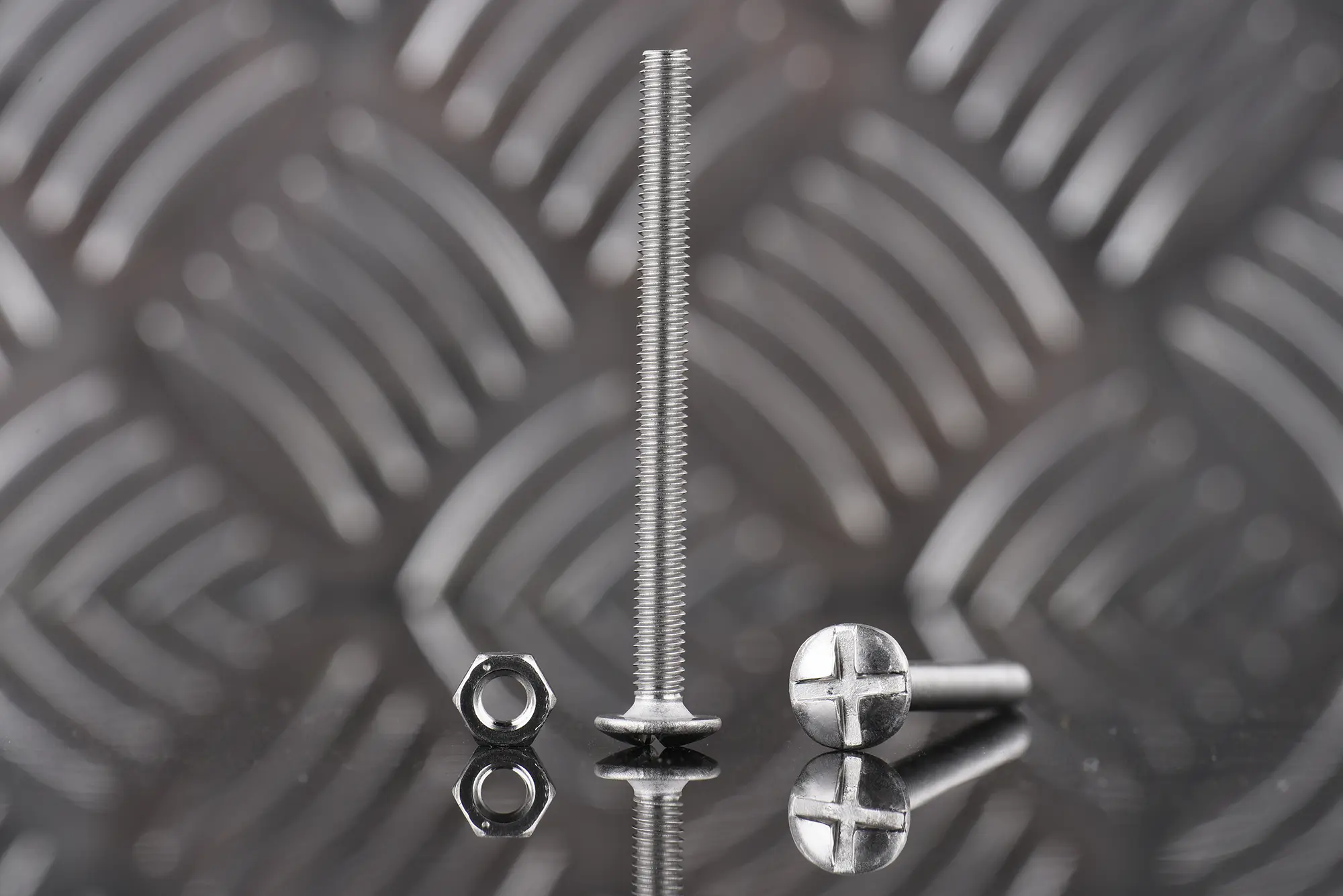 10 Tornillo de métrica cabeza redonda phillips de acero inoxidable, Ø 4 x L.50 mm - 2