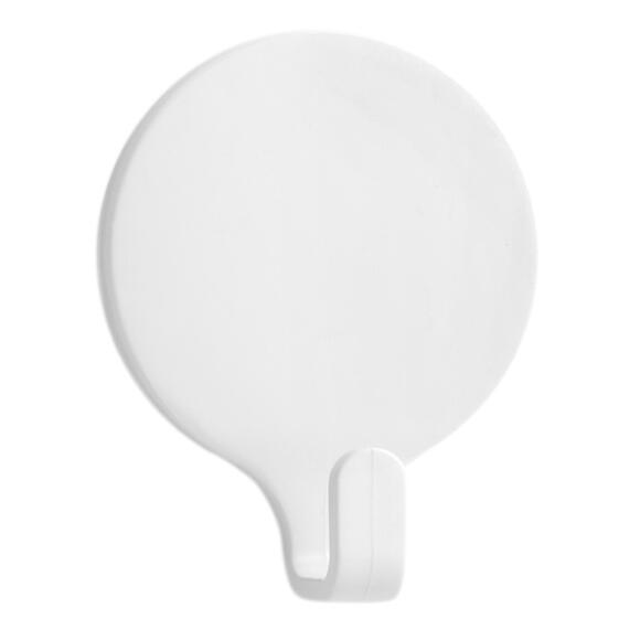 2 percha/colgador adhesivo blanco