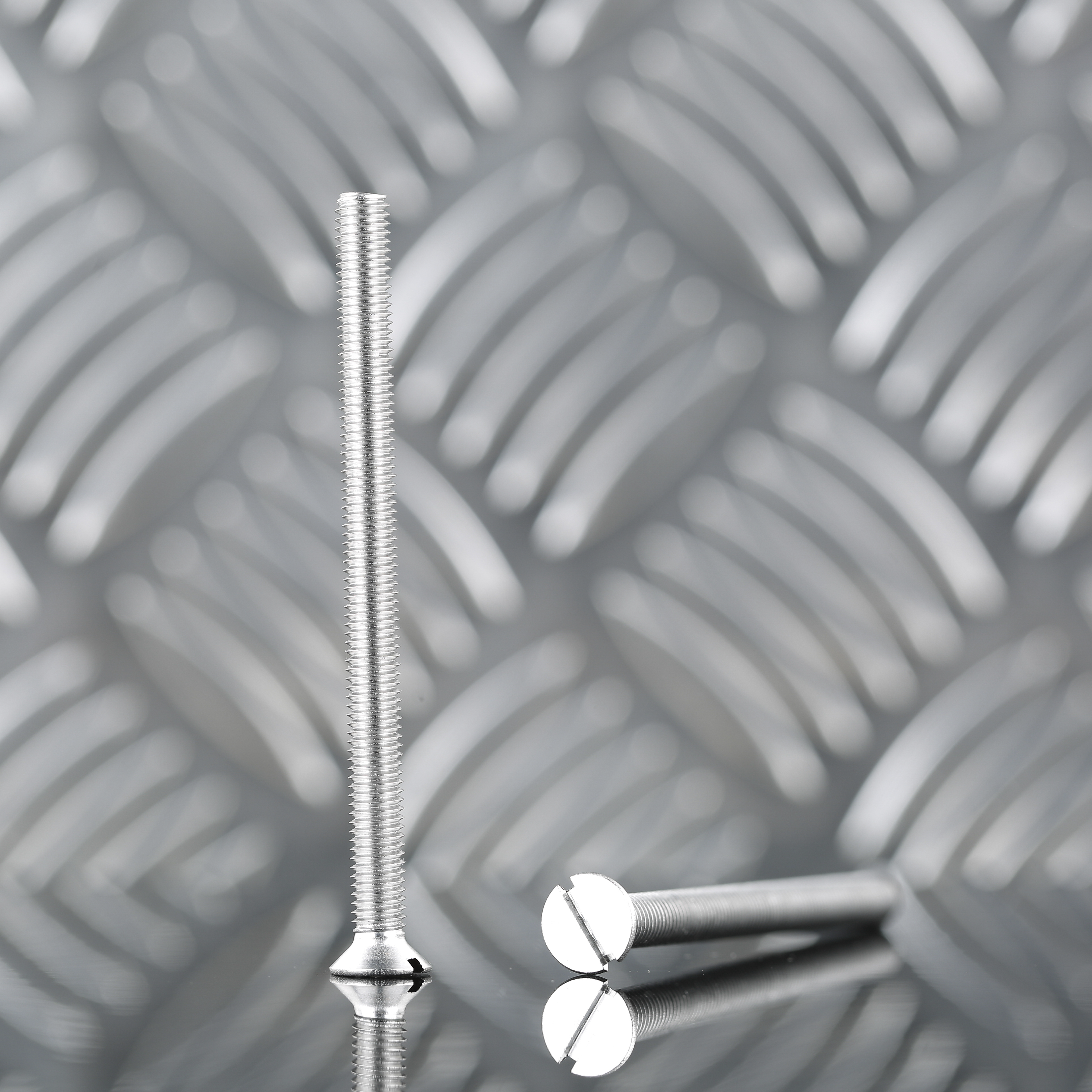 8 Tornillo de métrica cabeza avellanada ranurada de acero , Ø 5 x L.70 mm - 2