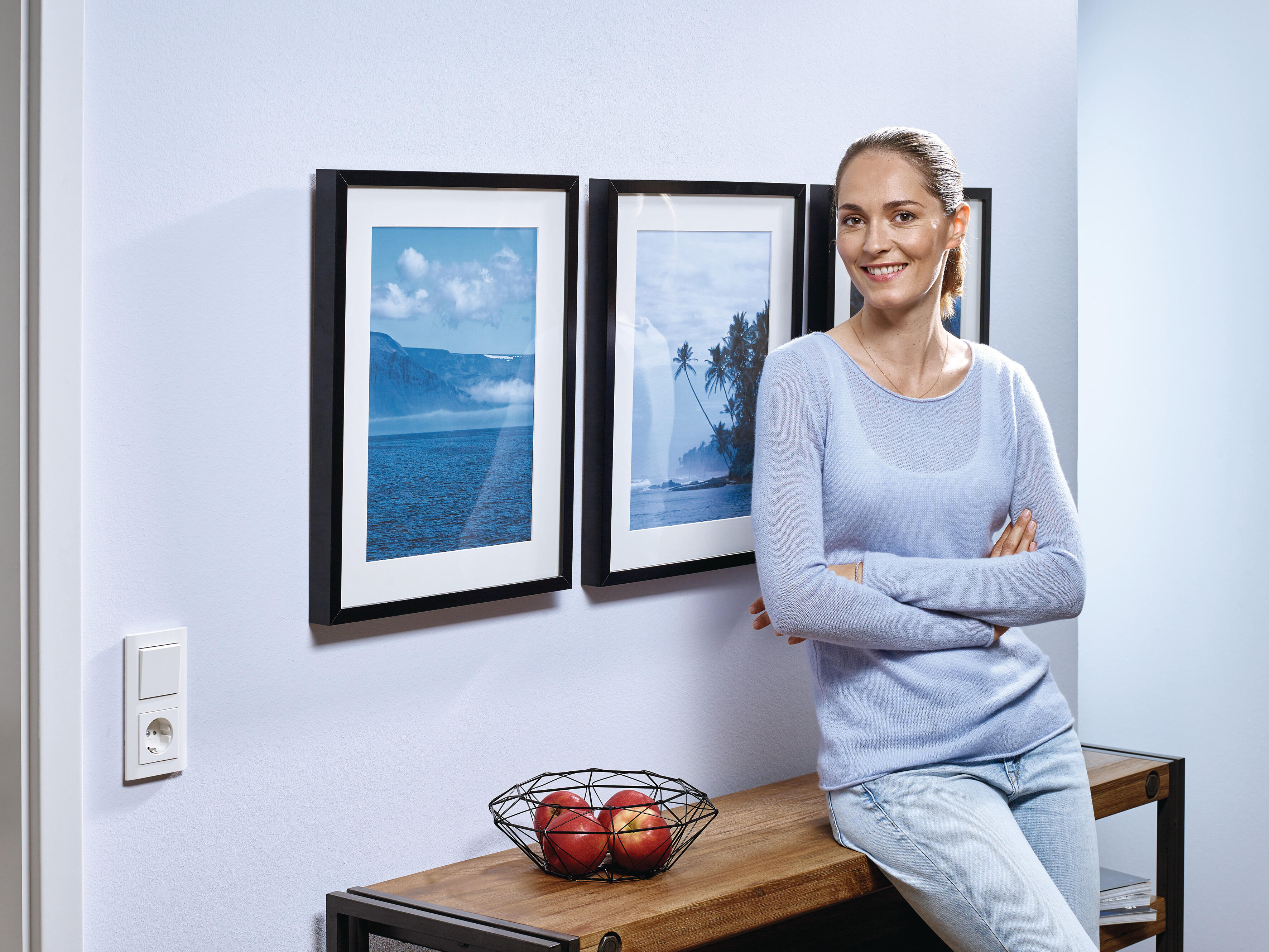 2 Pregos adesivos ajustáveis para paredes pintadas 2 kg Tesa Powerstrips - 7