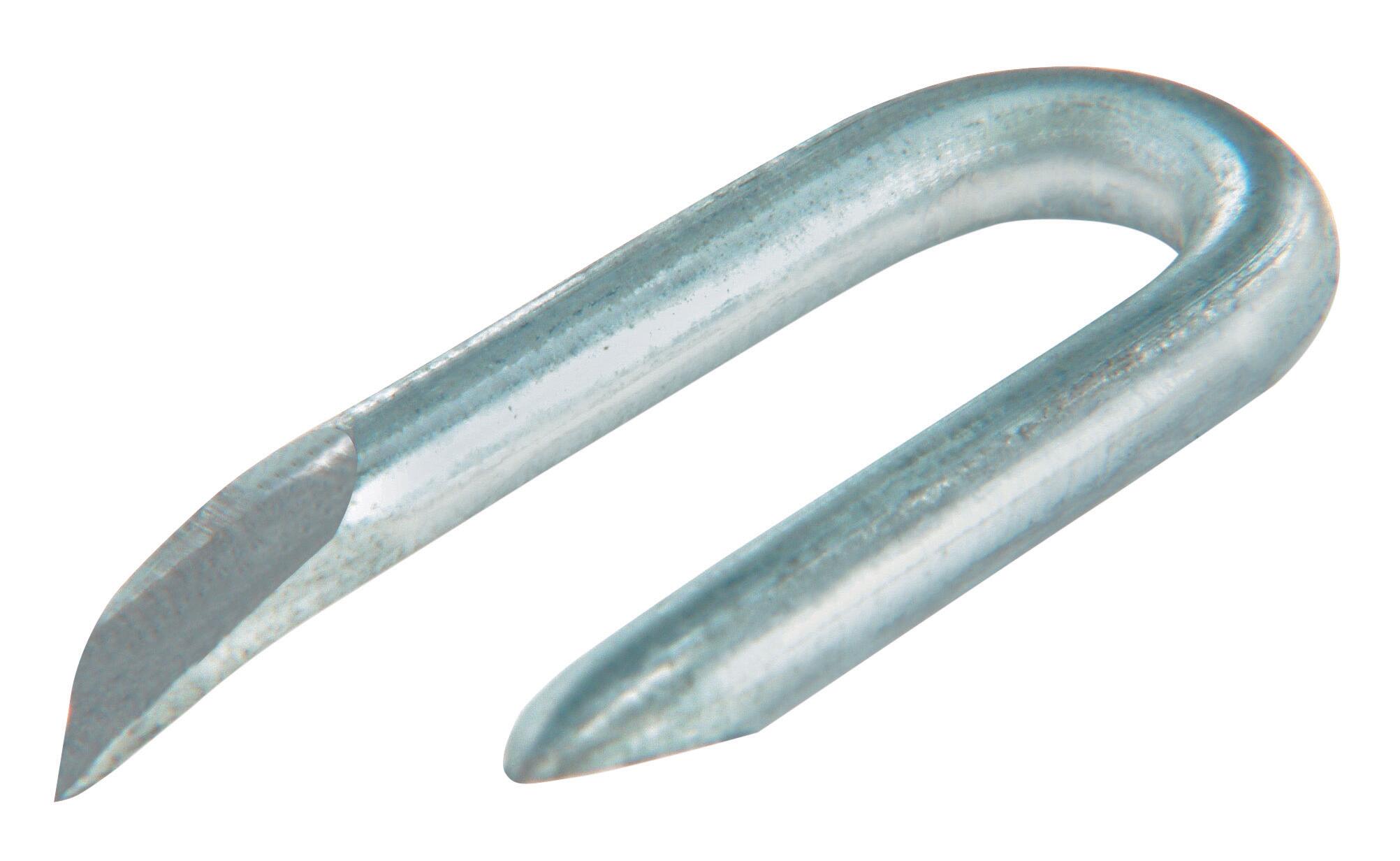 35 clavos con forma de u de acero y 25 mm de longitud - 4