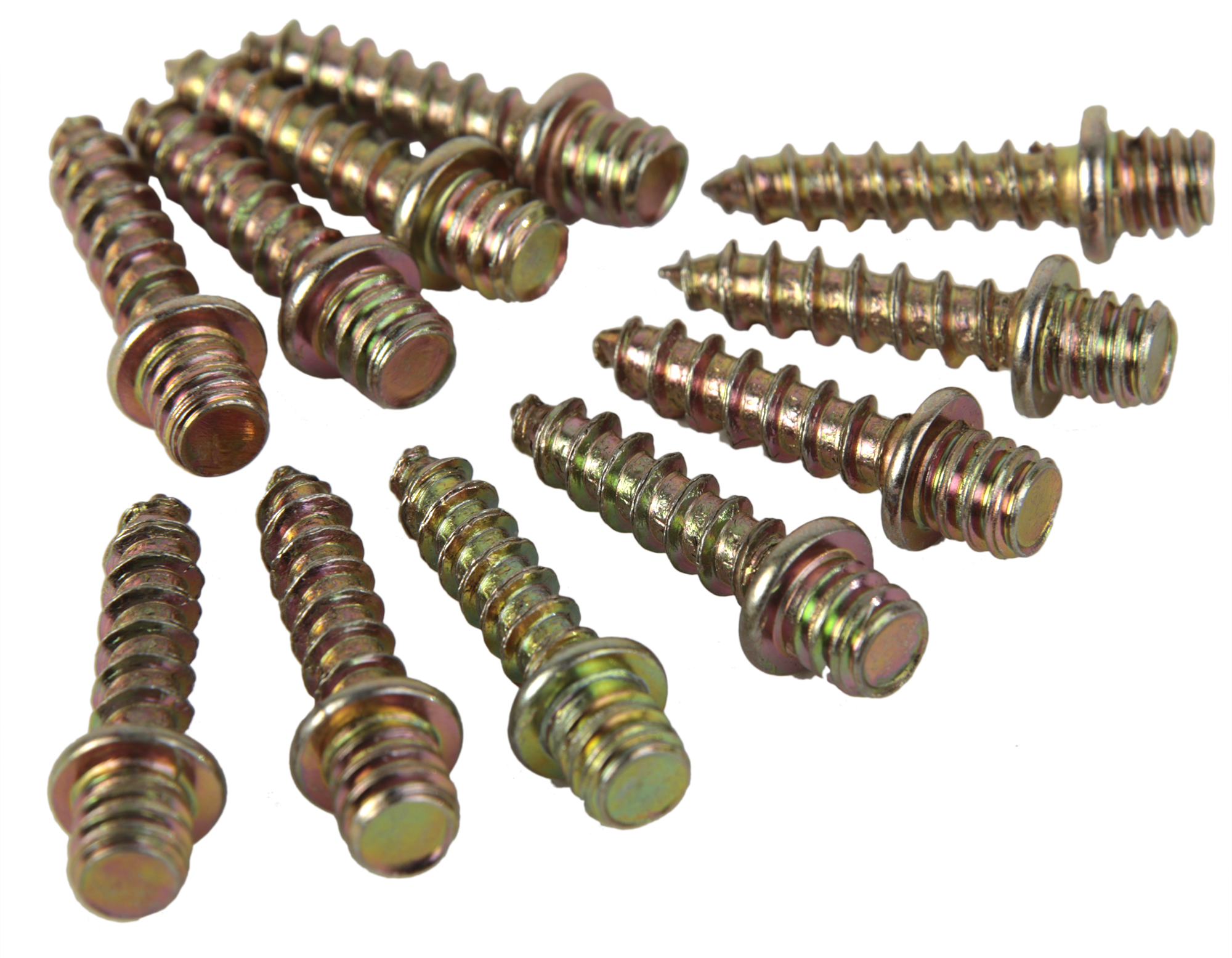 Pack 10 tirafondos 7x30 mm