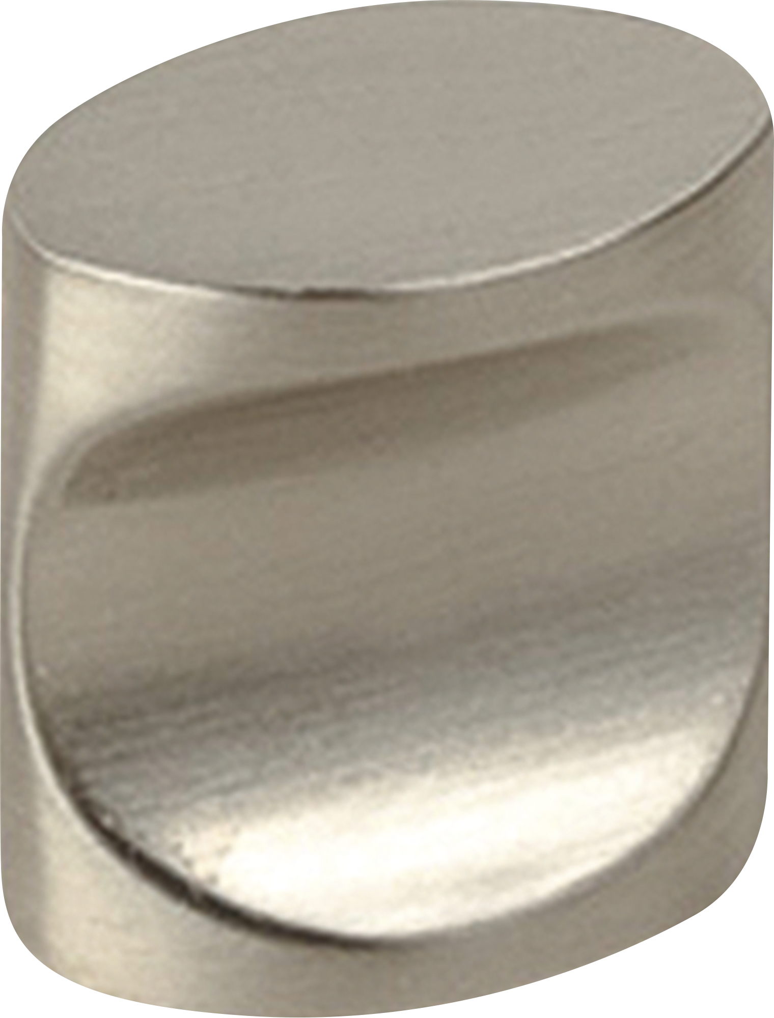 4 Puxadores Rei oval níquel acetinado 17x11mm - 2