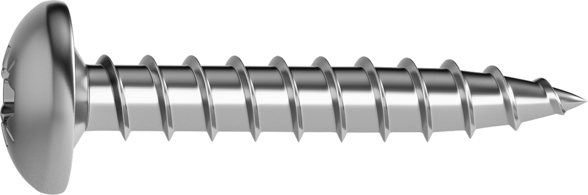 35 Tornillo para madera STANDERS pozidriv con cabeza redonda, ø 4 x L. 20 mm - 2