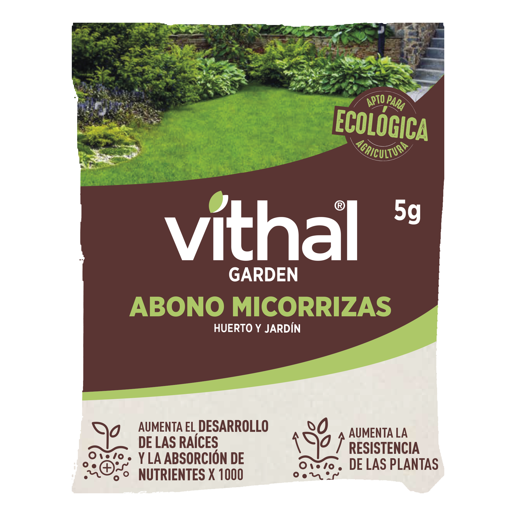 Abono en polvo vithal garden micorrizas jardín 5 gr