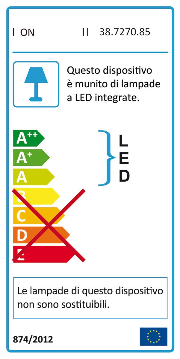 Lampada da scrivania LED industriale Booky nero 30 LUMEN - 2