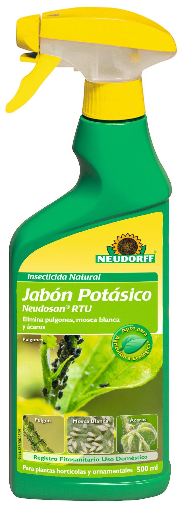 Insecticida Natural Jabón Potásico NEUDORFF 500ml