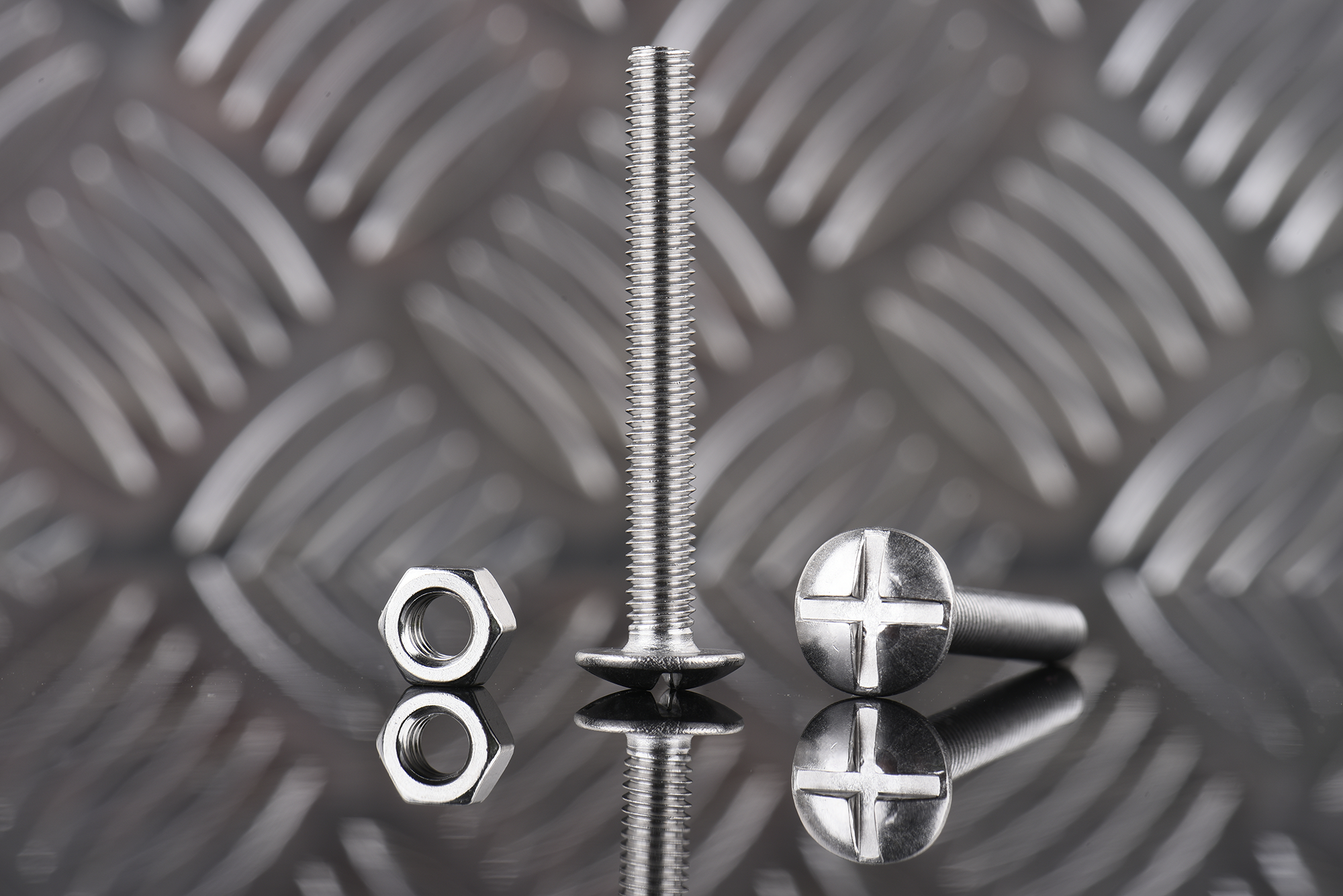 6 Tornillo de métrica cabeza redonda phillips de acero inoxidable, Ø 6 x L.50 mm - 2