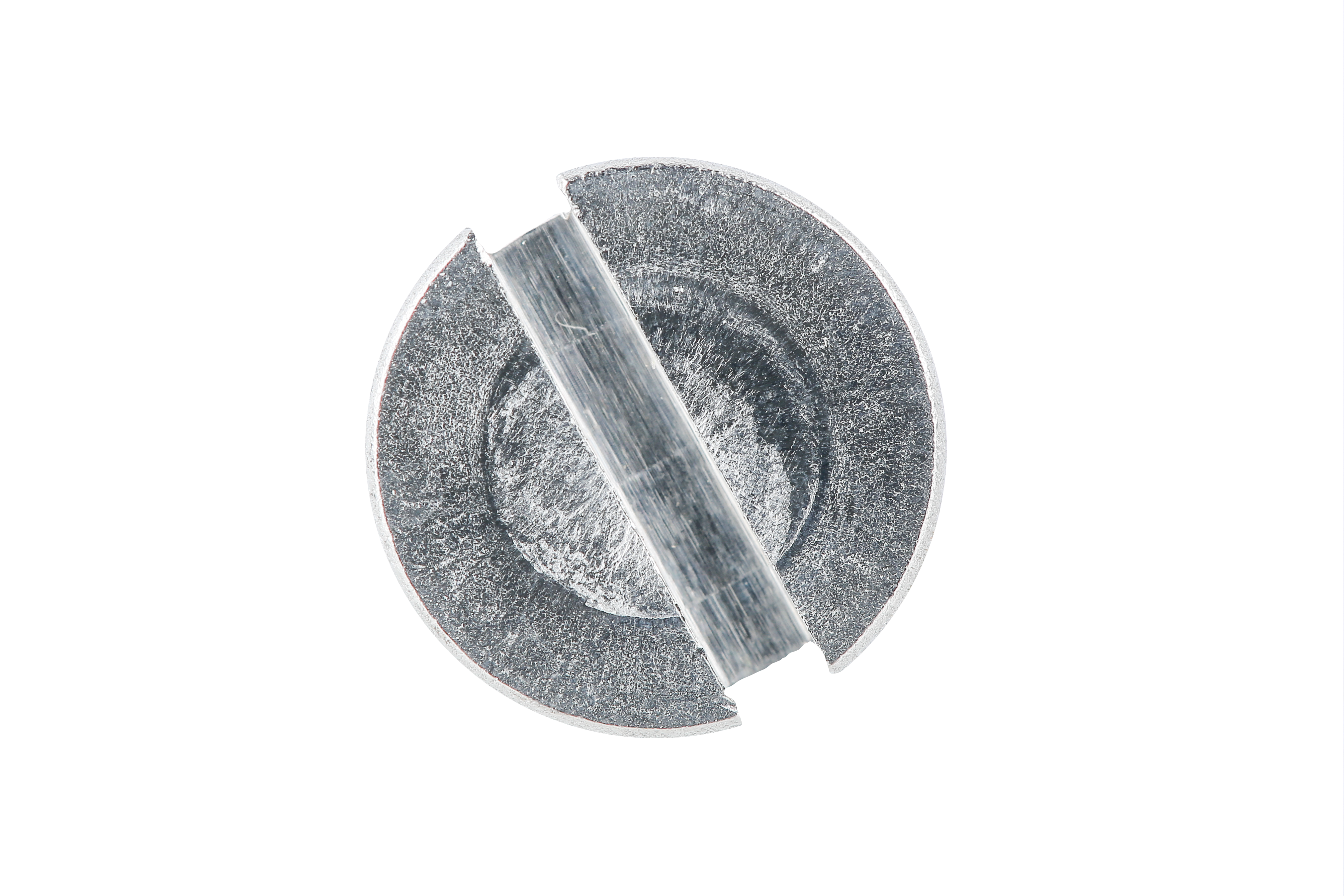 6 parafusos r metal cabeça fenda inox a4 6x50mm - 5