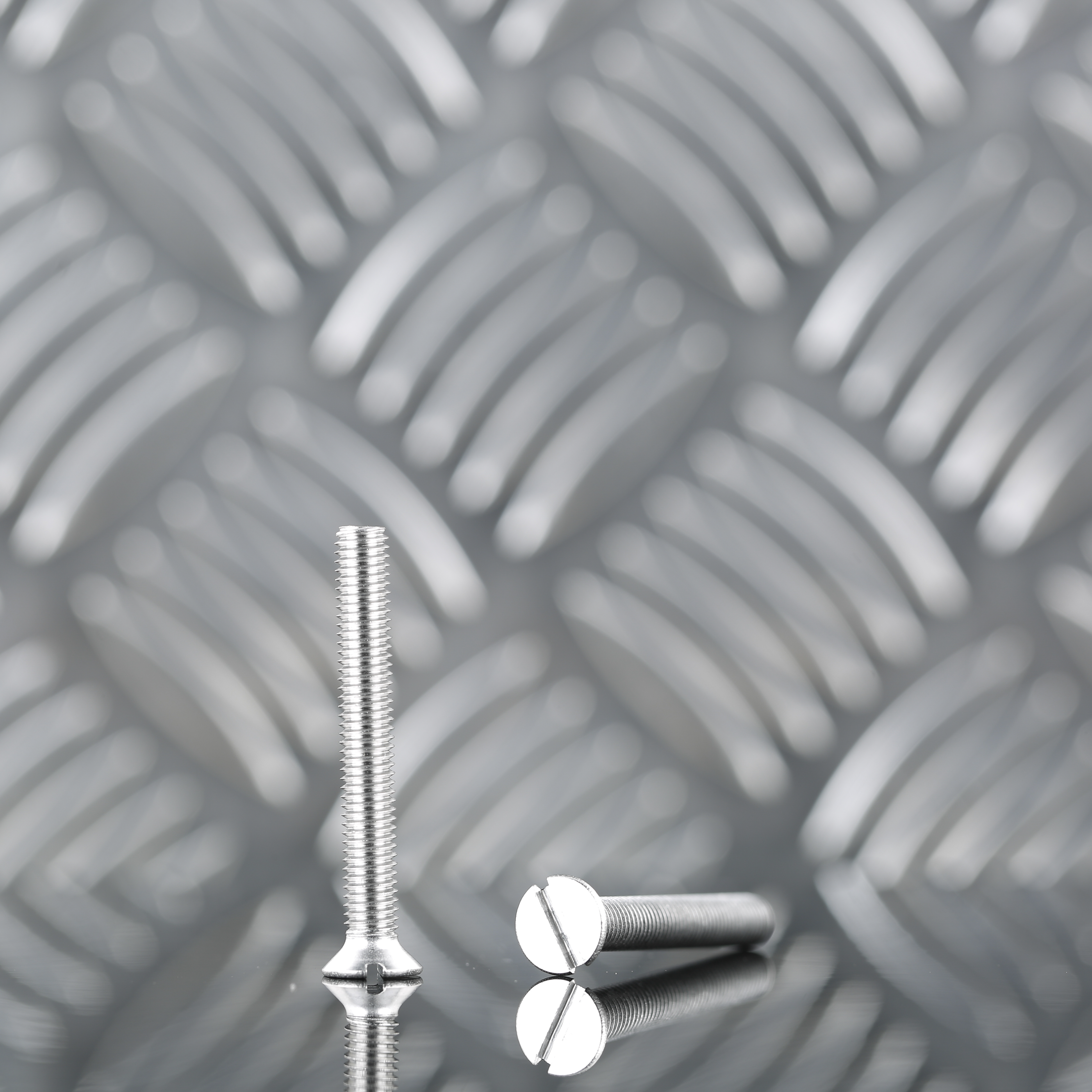 8 Tornillo de métrica cabeza plana avellanada ranurada de acero , Ø 5 x L.40 mm - 2