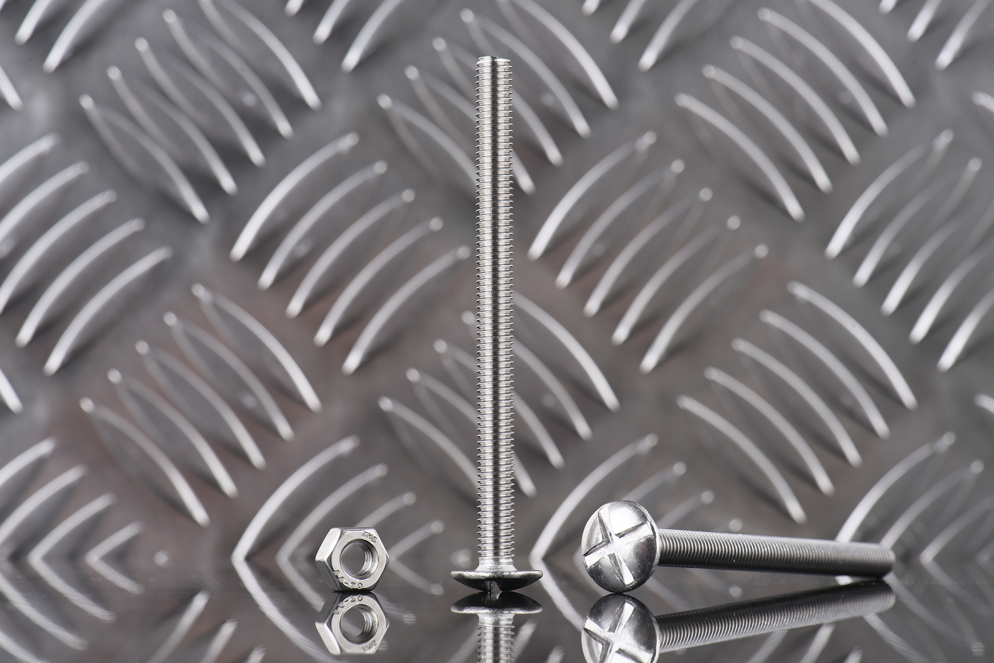 2 Tornillo de métrica cabeza redonda phillips de acero , Ø 6 x L.80 mm - 2