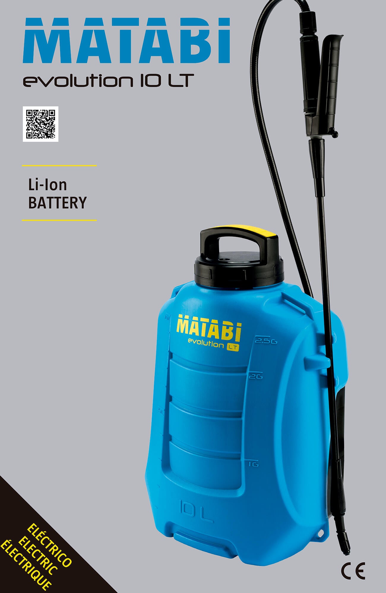Pulverizador mochila a batería MATABI Evolution 10LT 10 L - 7